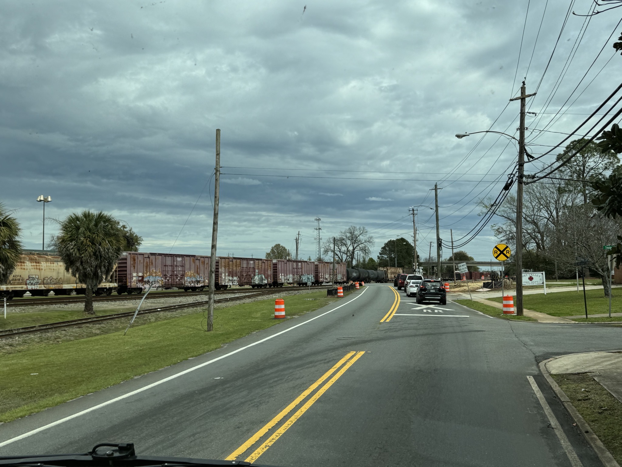 Waiting for a train