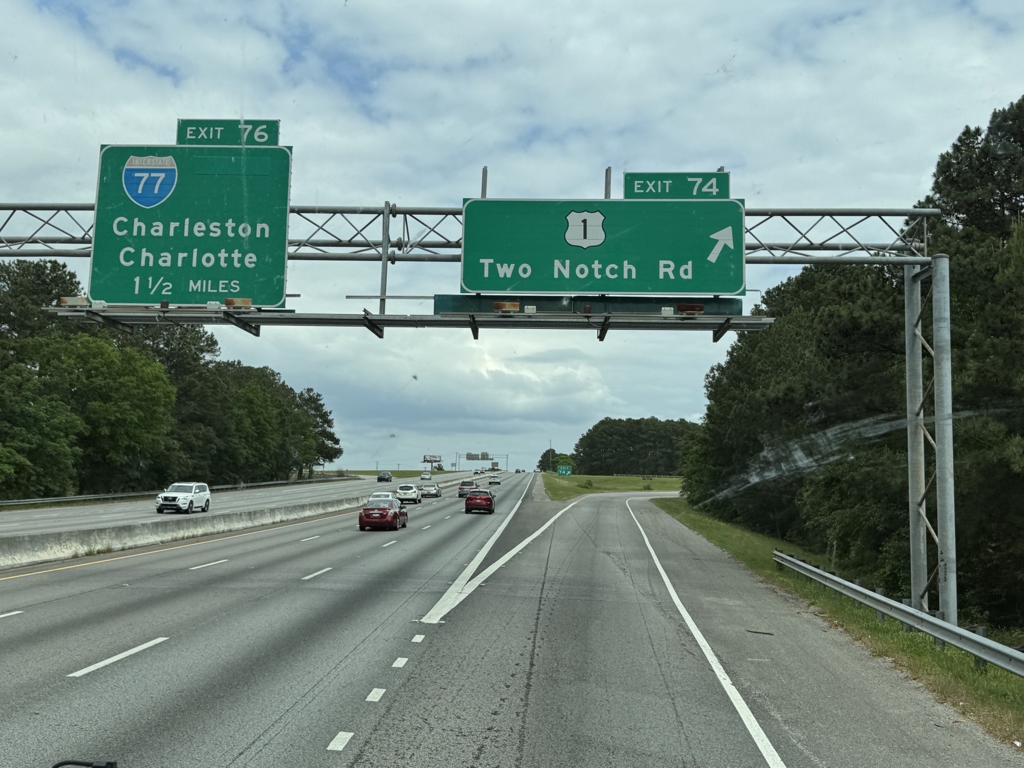 Exit to route 1