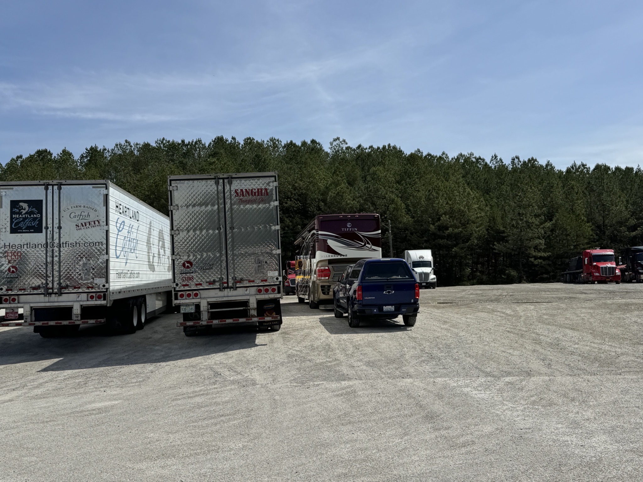 Parked for lunch