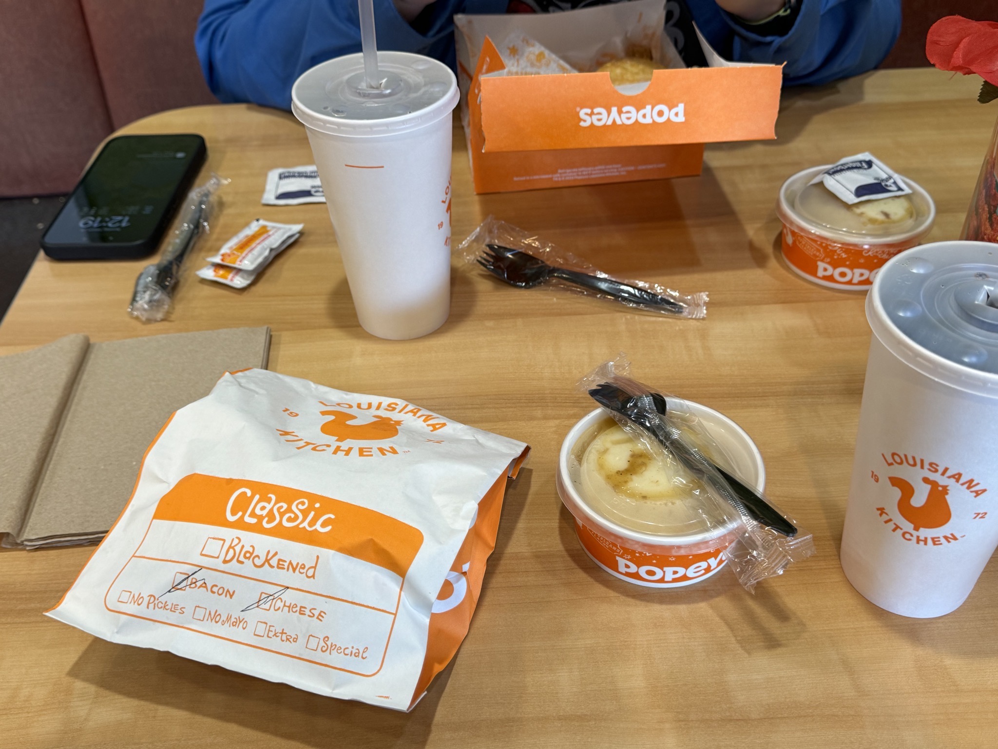 Popeyes for lunch