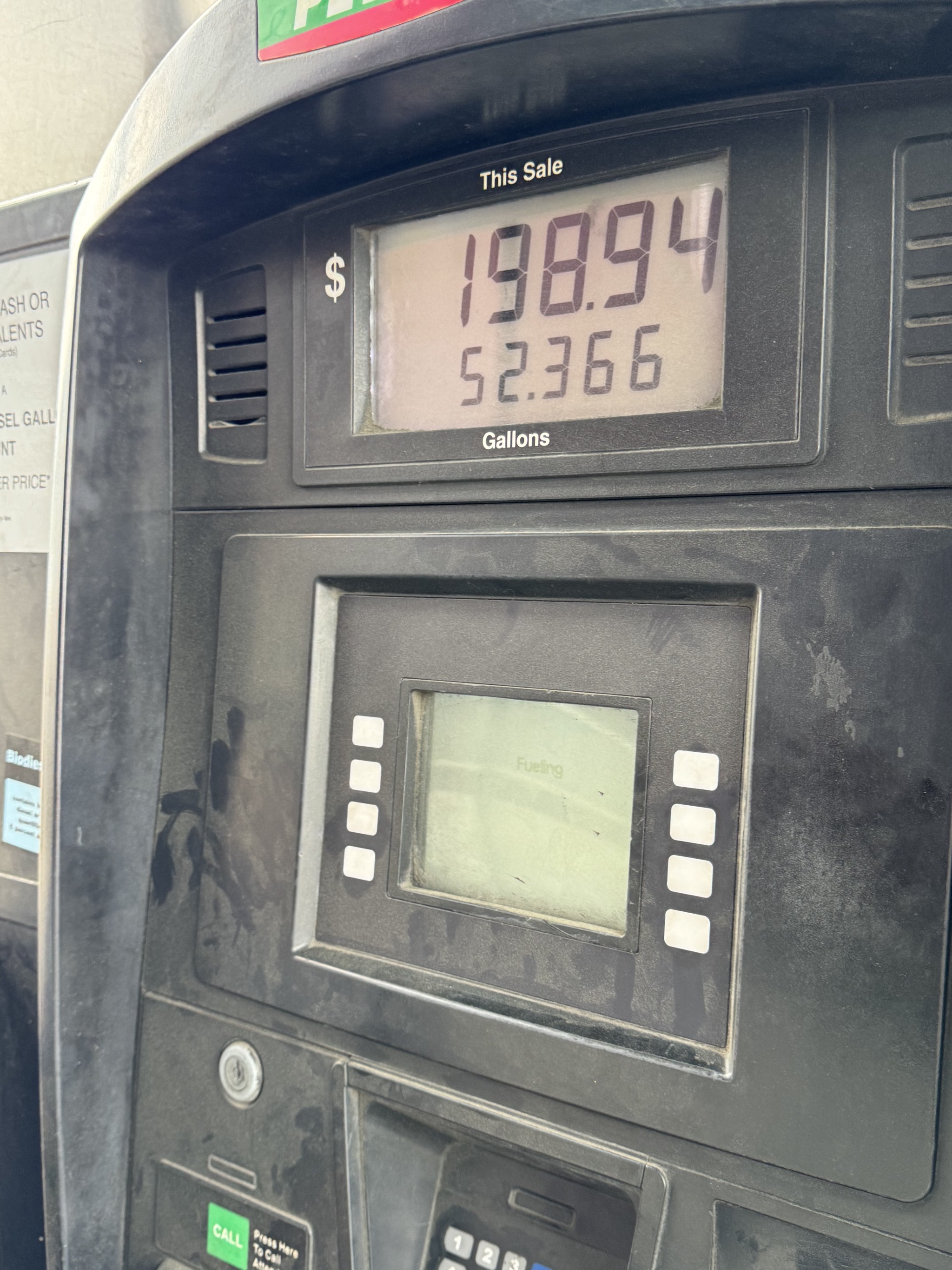 Fuel stop