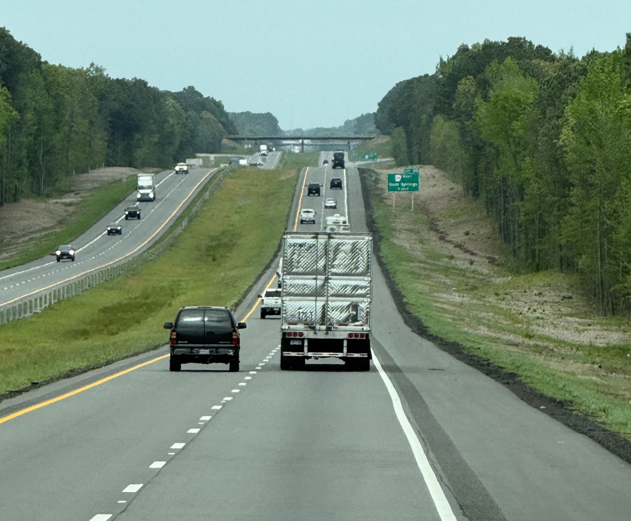 Back on I-30 East