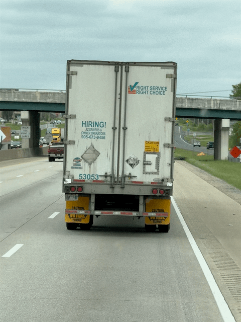 Slow truck