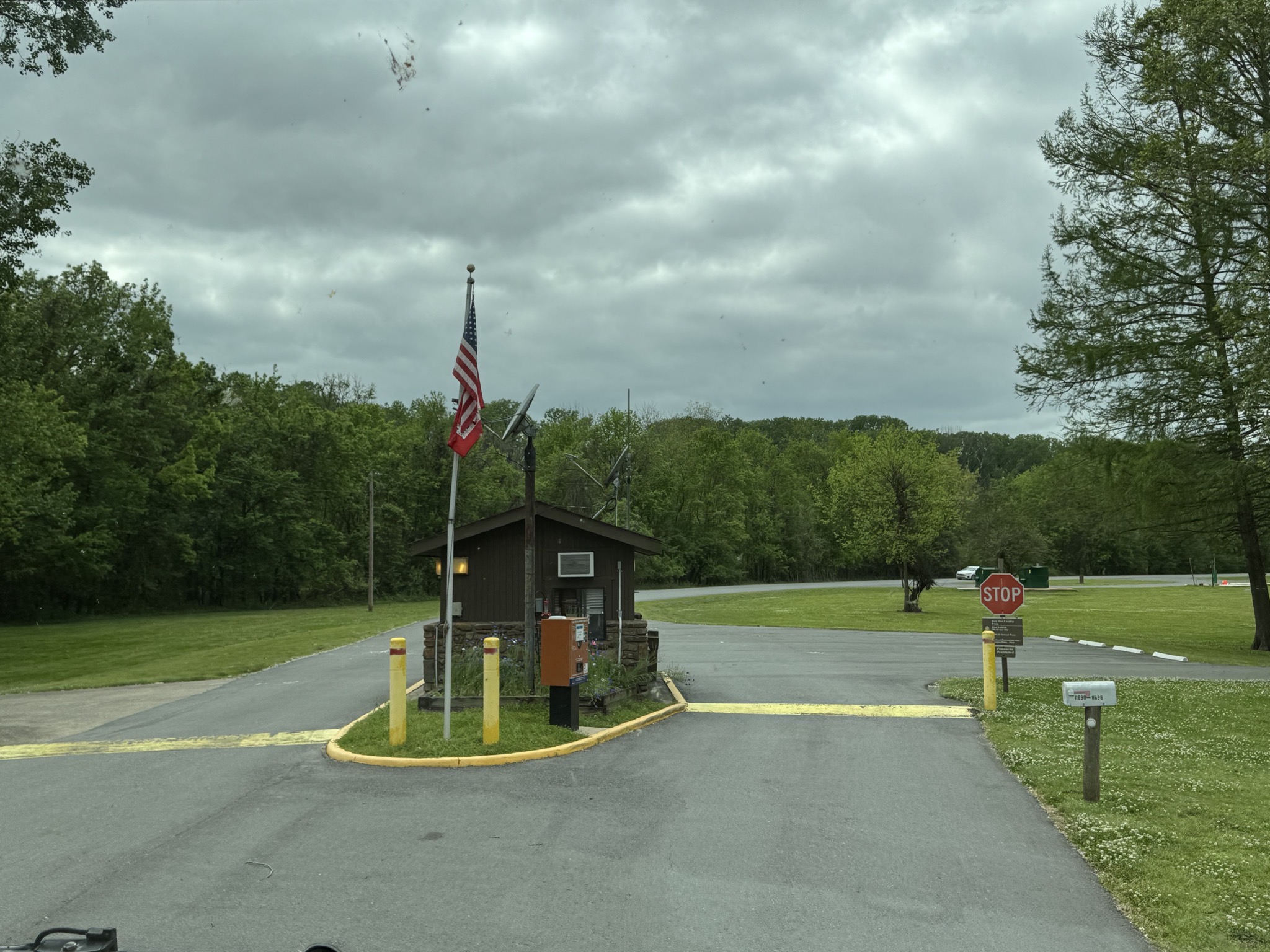 Park entrance station