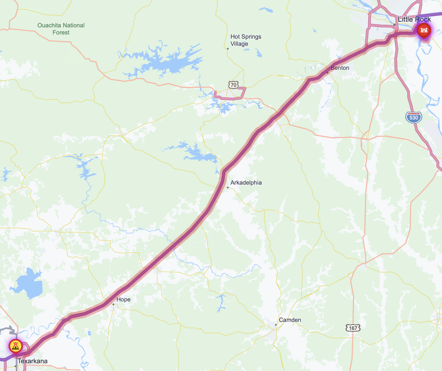 Route map