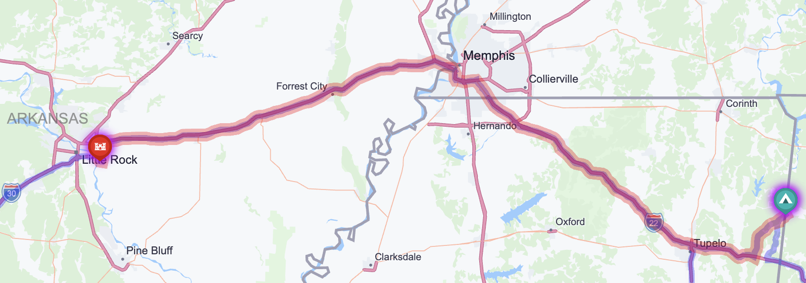 Route map