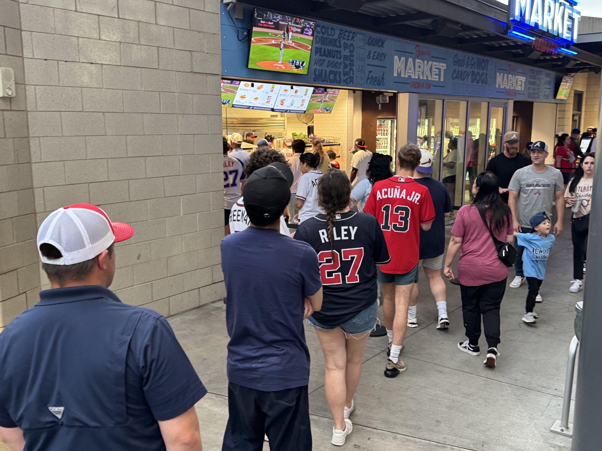 Food market line
