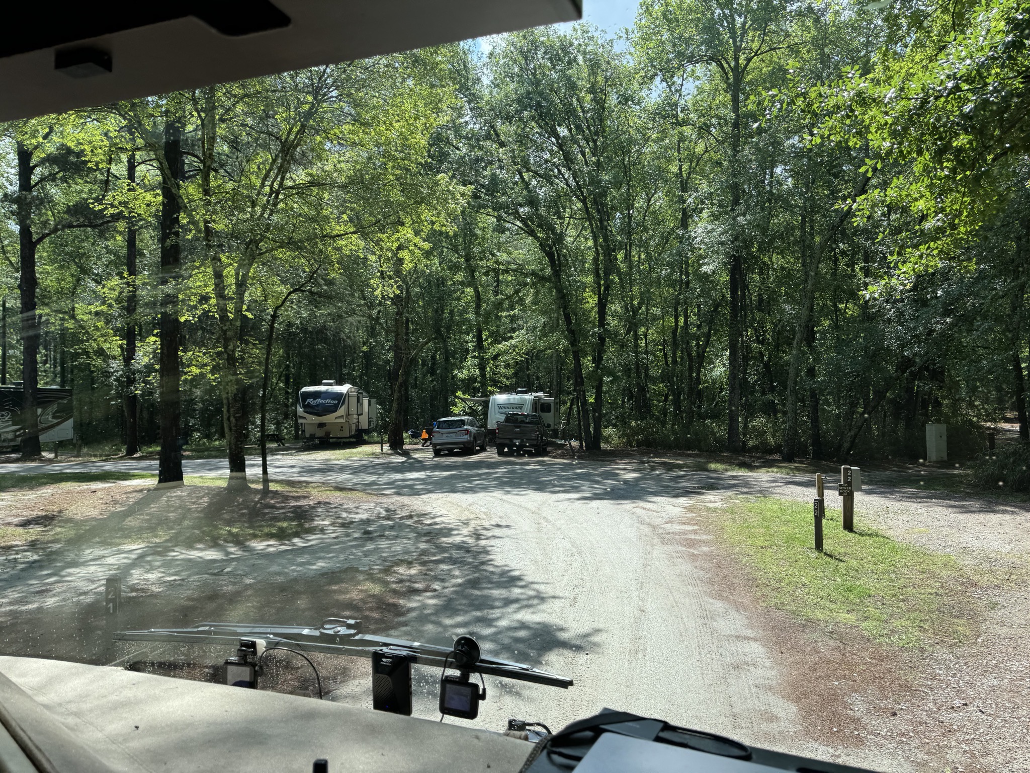 Leaving state park