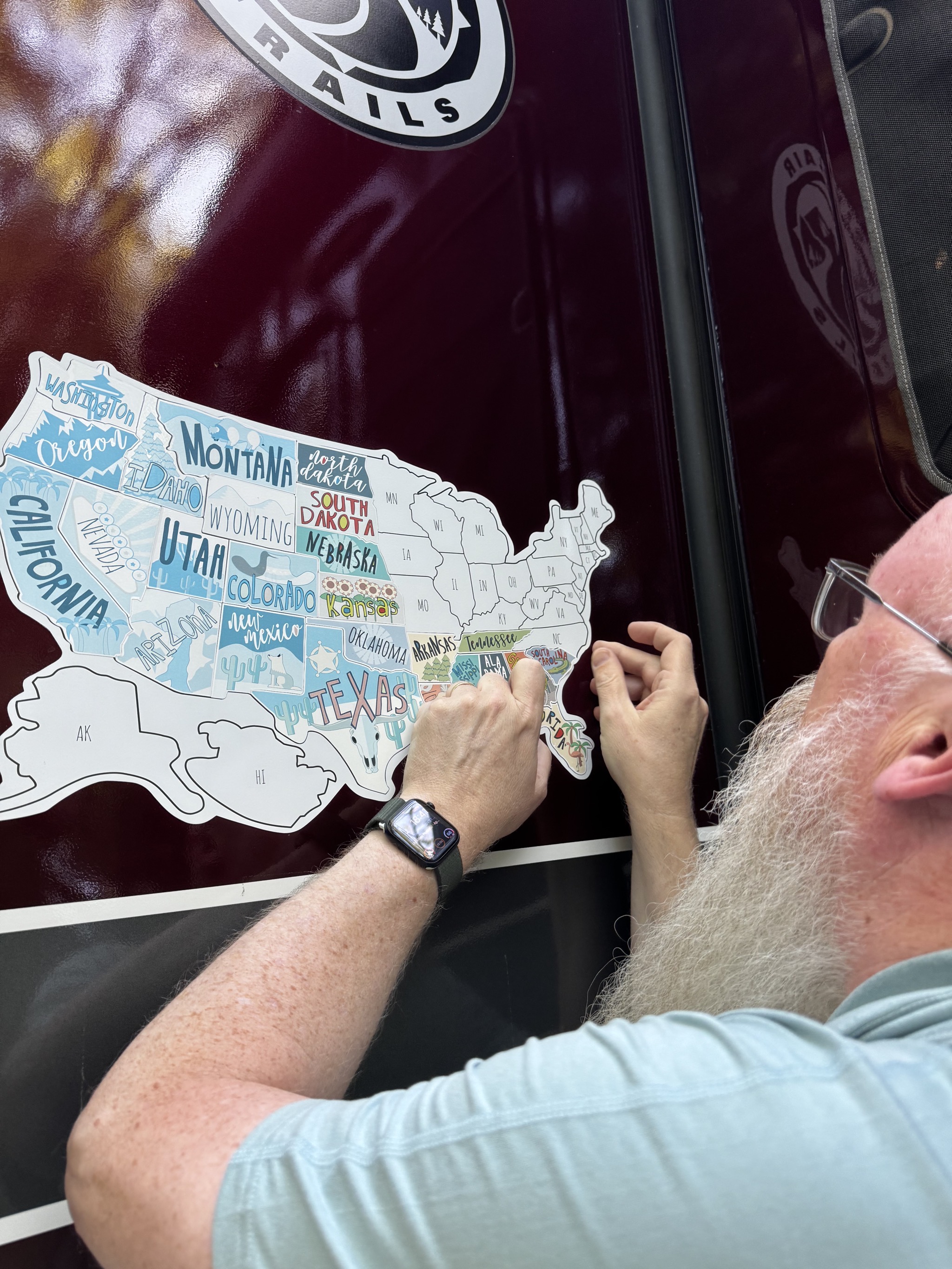 Adding South Carolina sticker