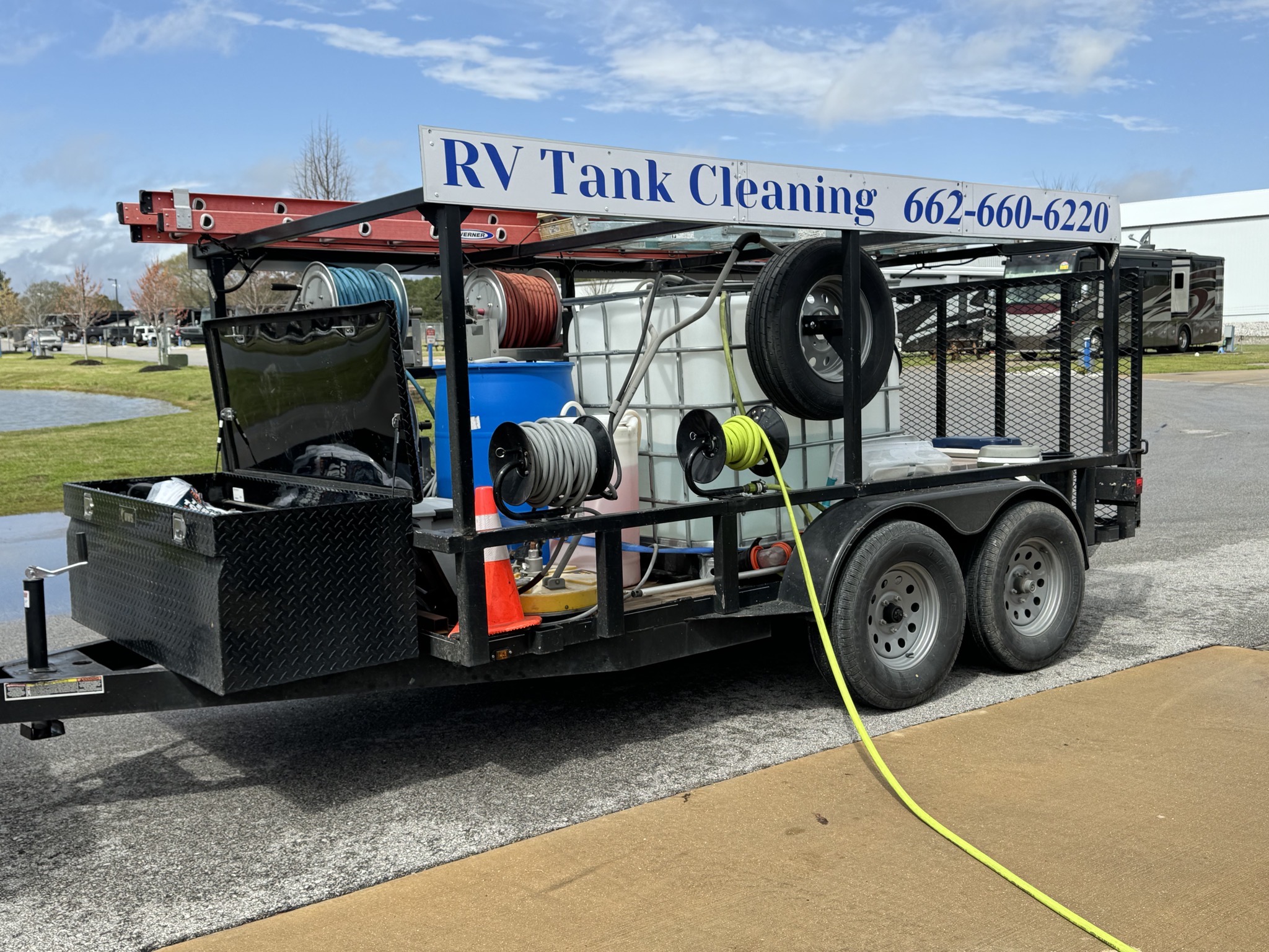 RV tank cleaning