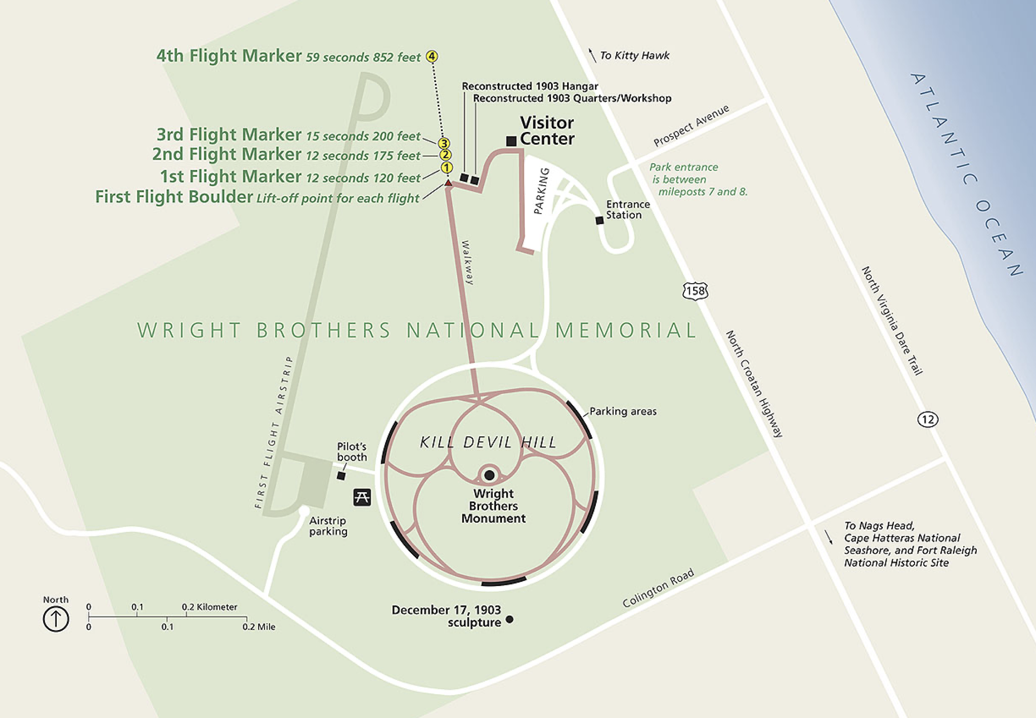 Wright Brothers map