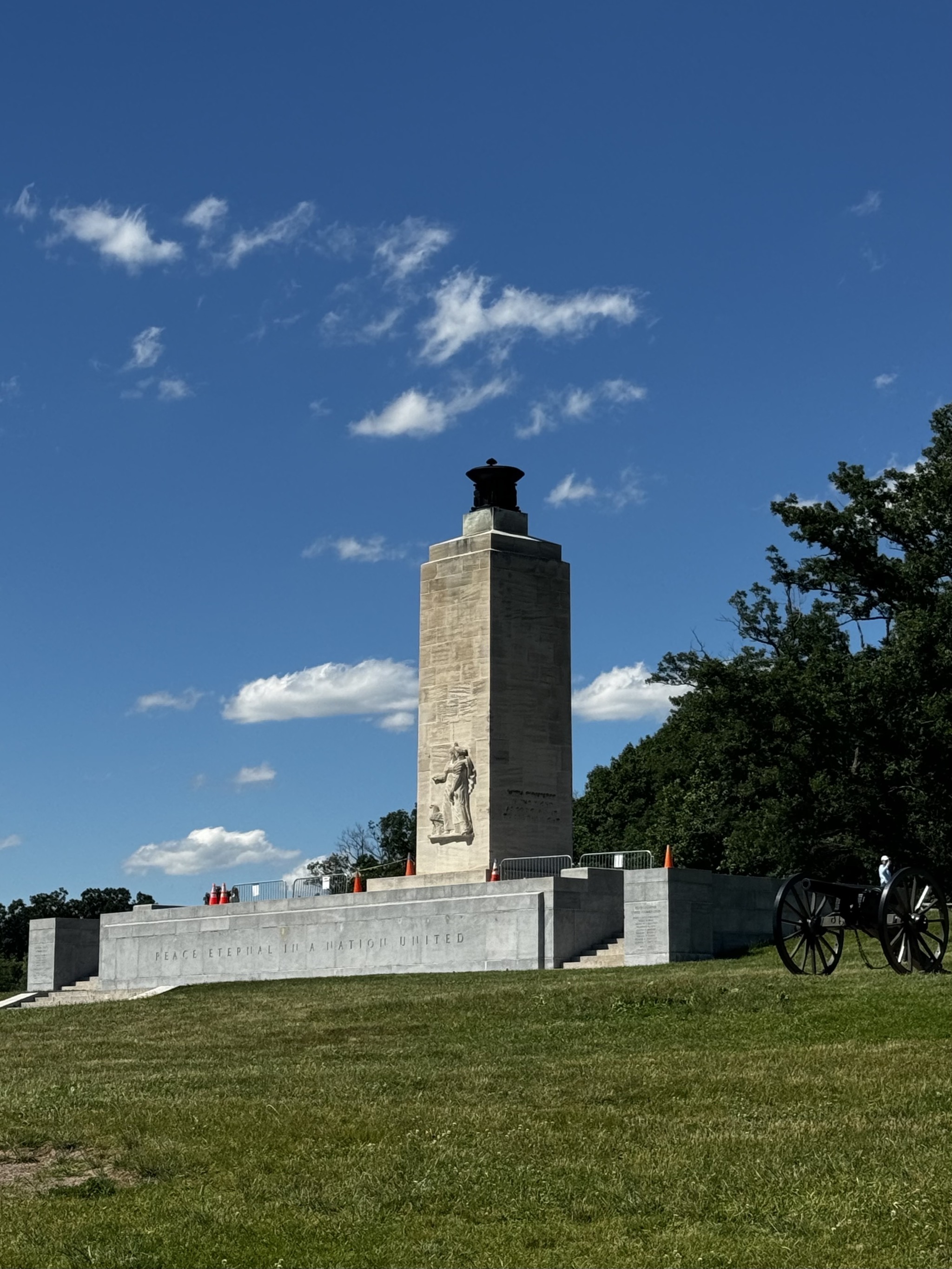Battlefield monument