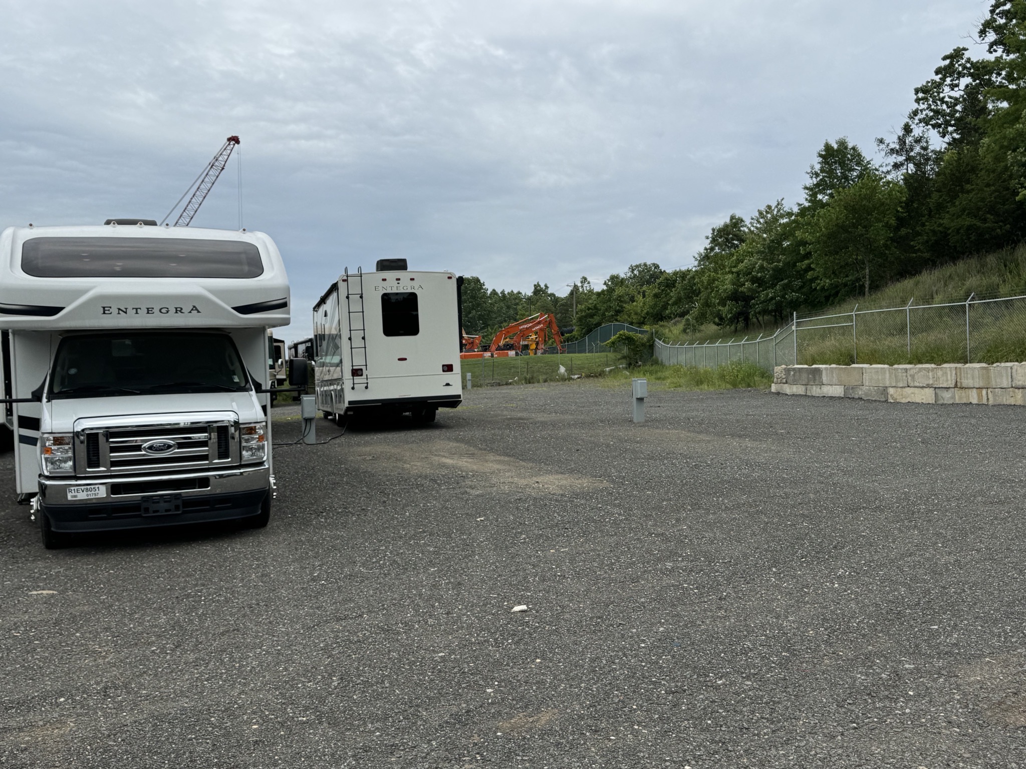 Surveying a spot to park