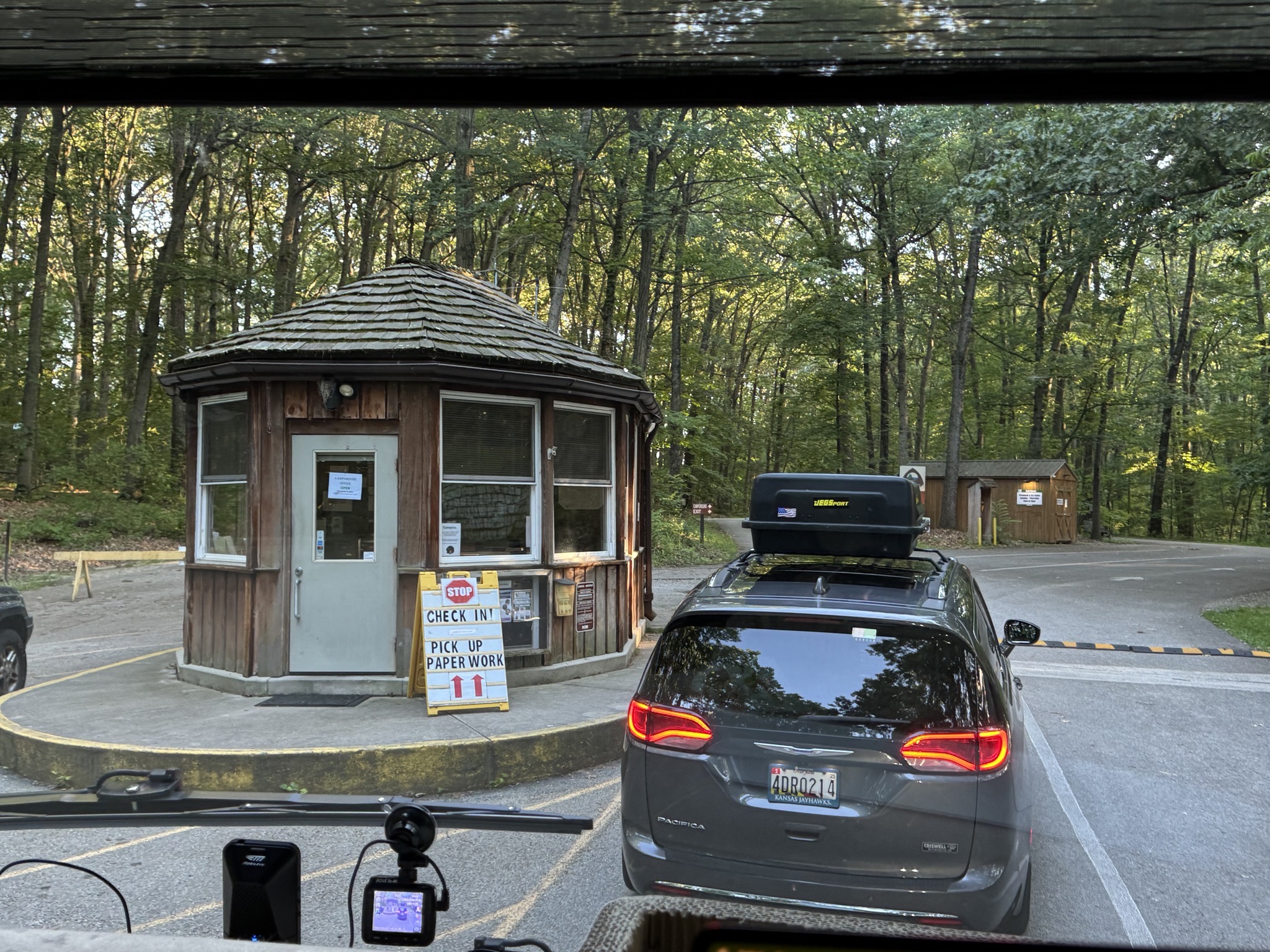 Camper check-in