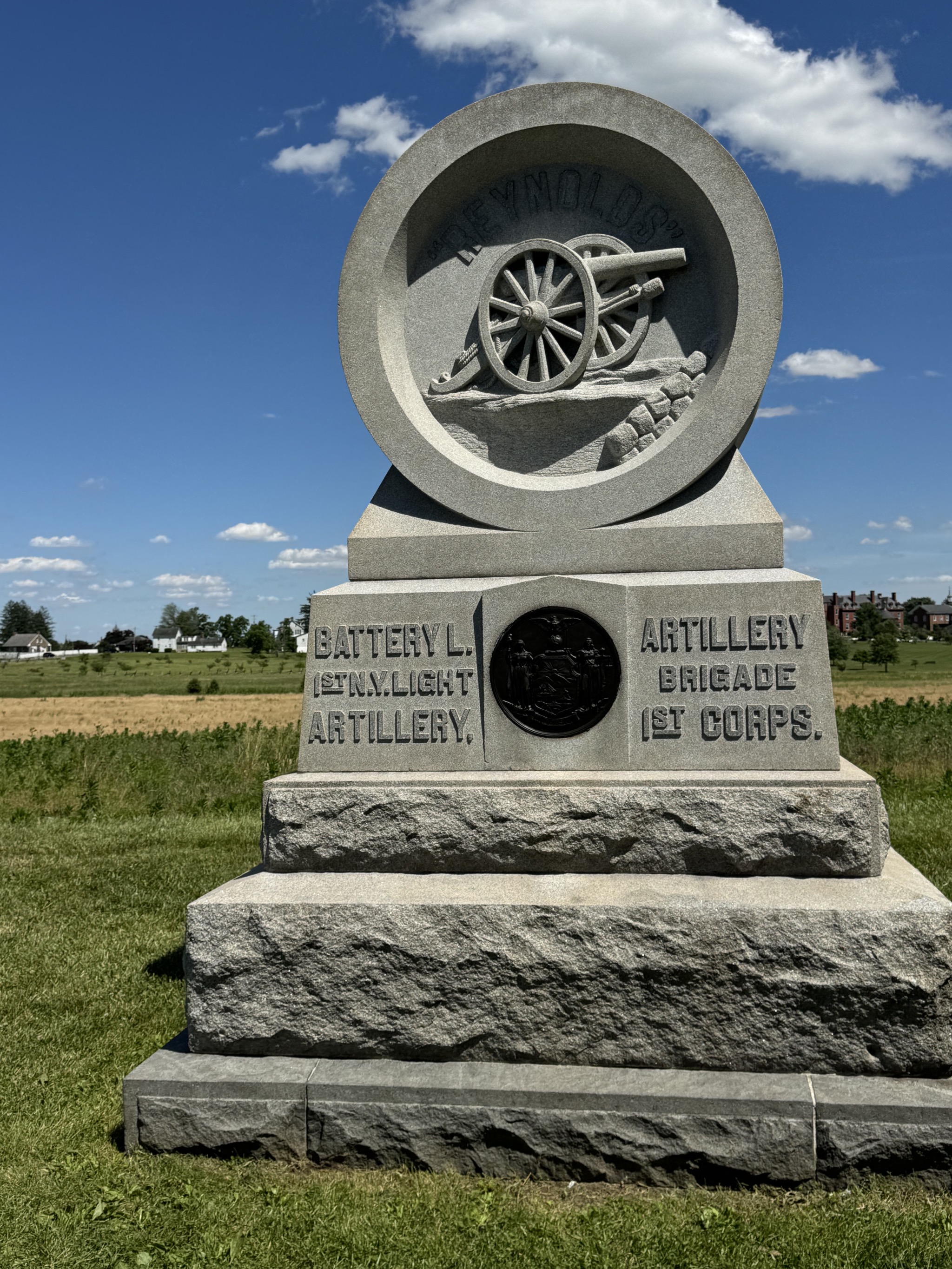 Battlefield monument