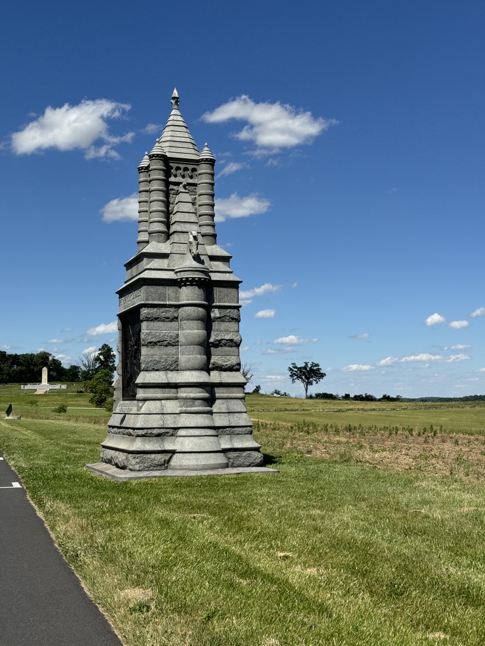 Battlefield monument