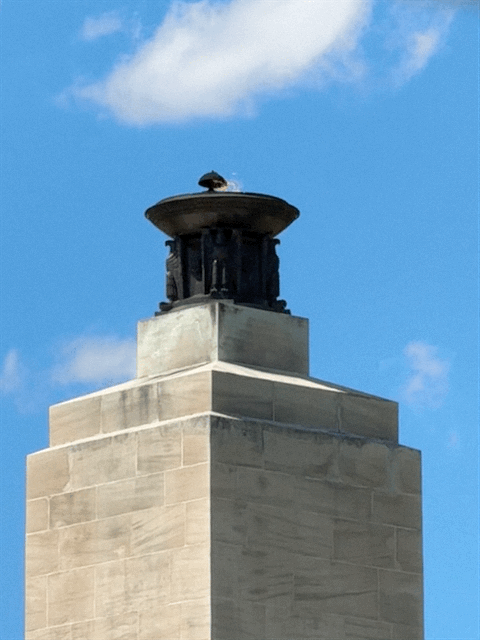 Battlefield monument