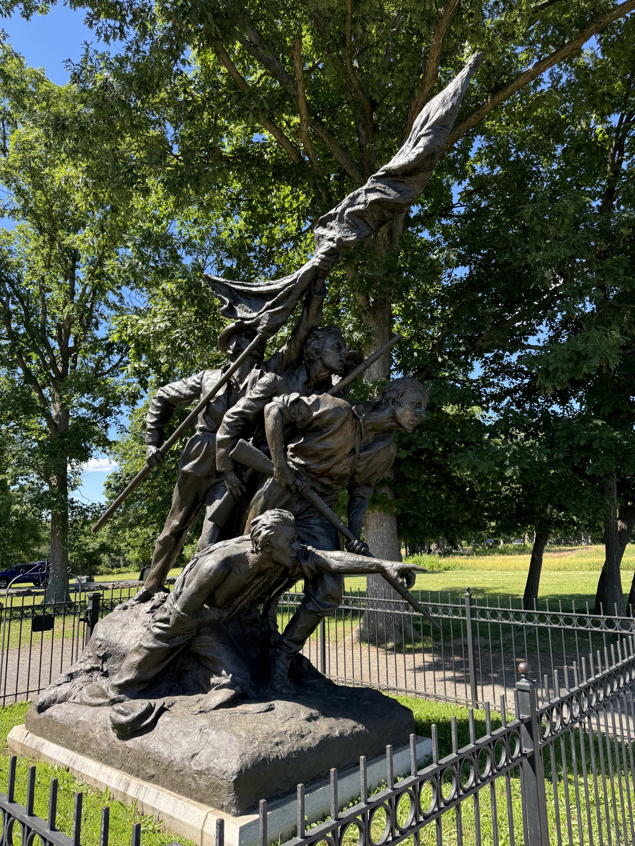 Battlefield monument