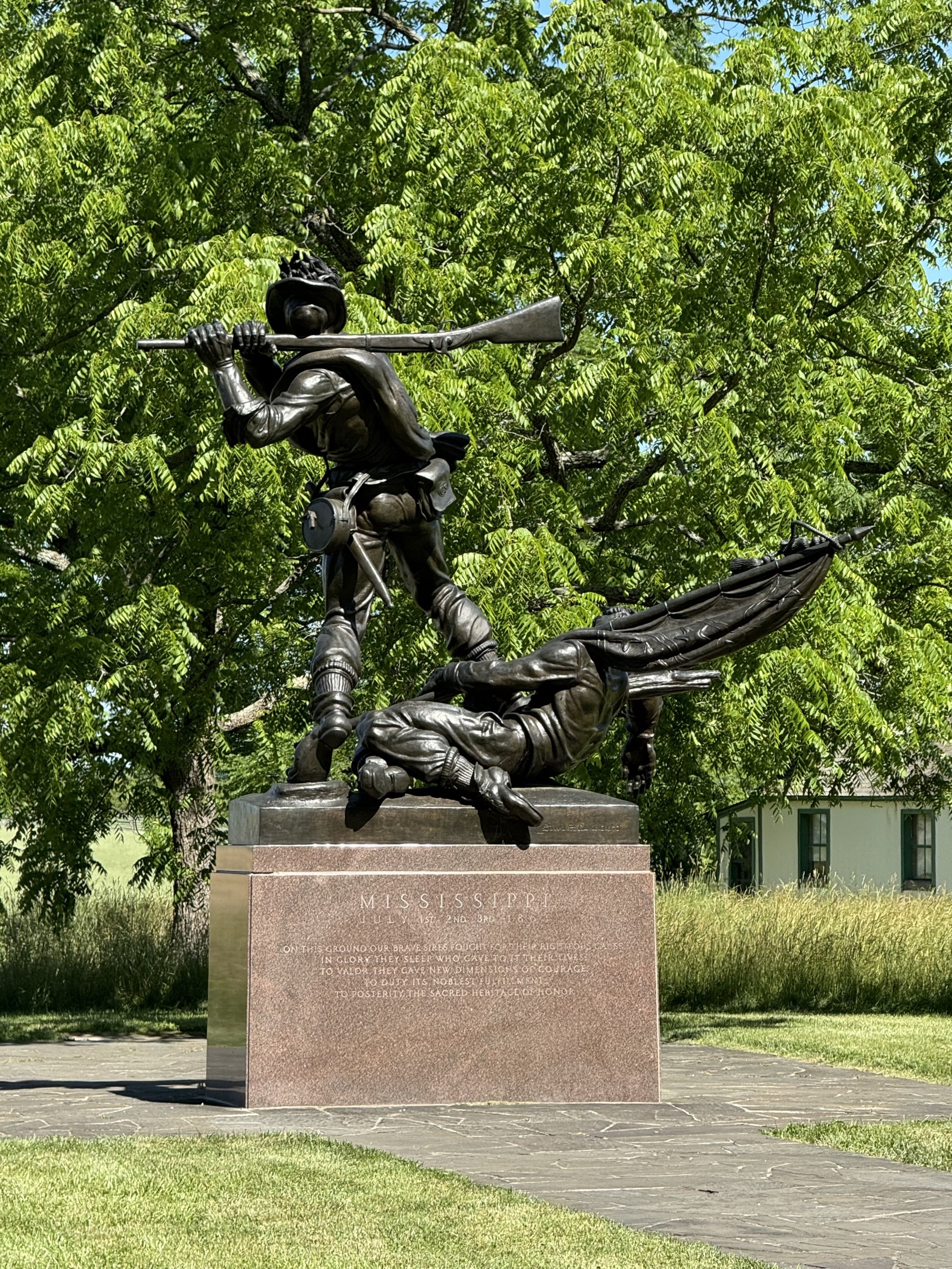 Battlefield monument