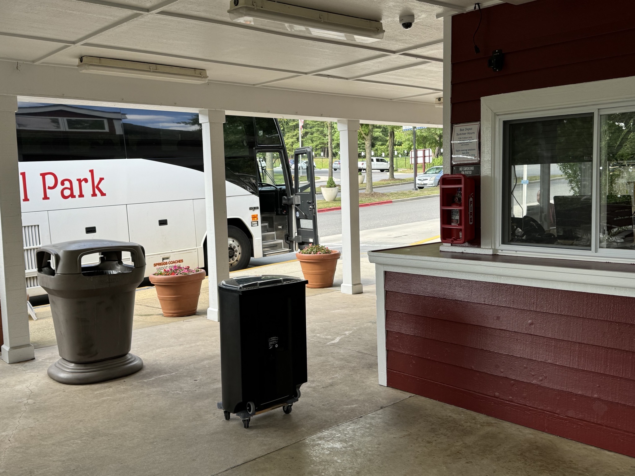 Bus depot