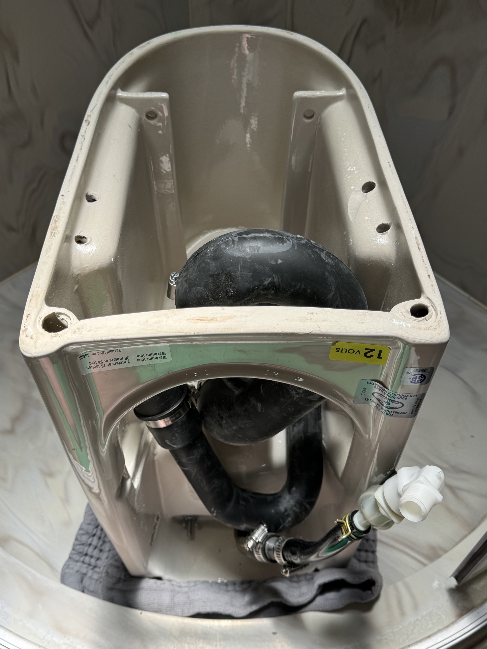 Toilet in shower