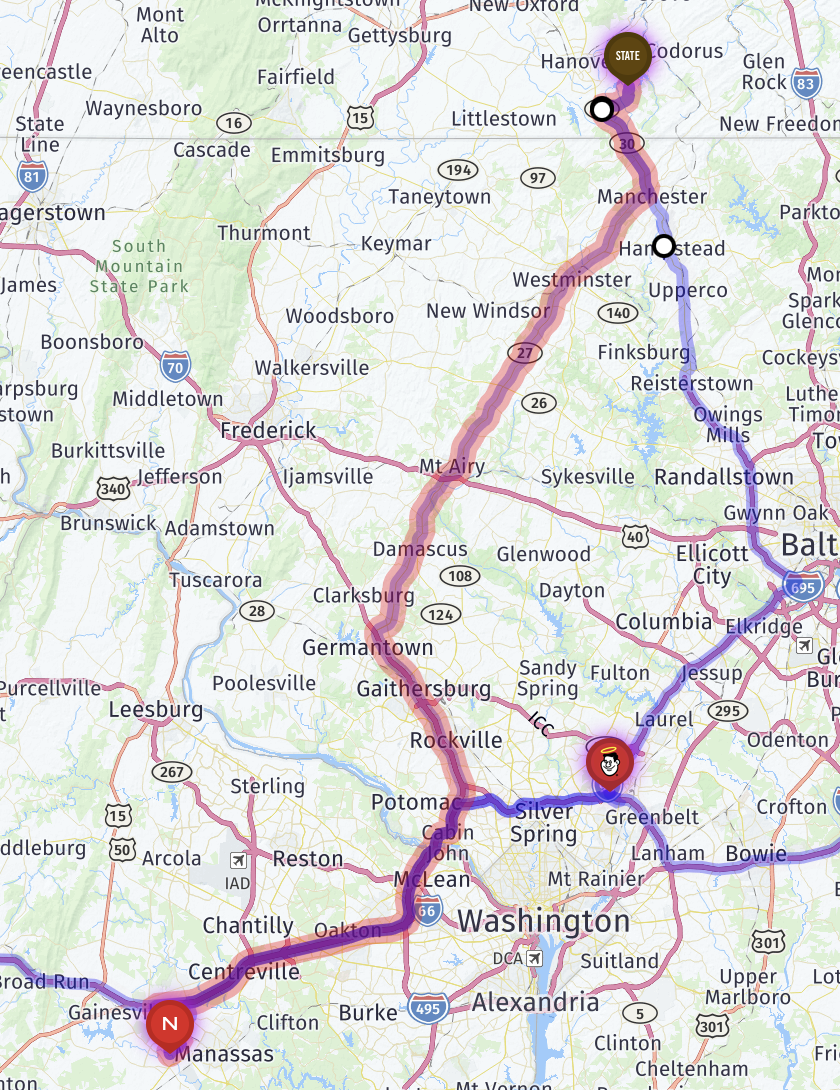 Route map