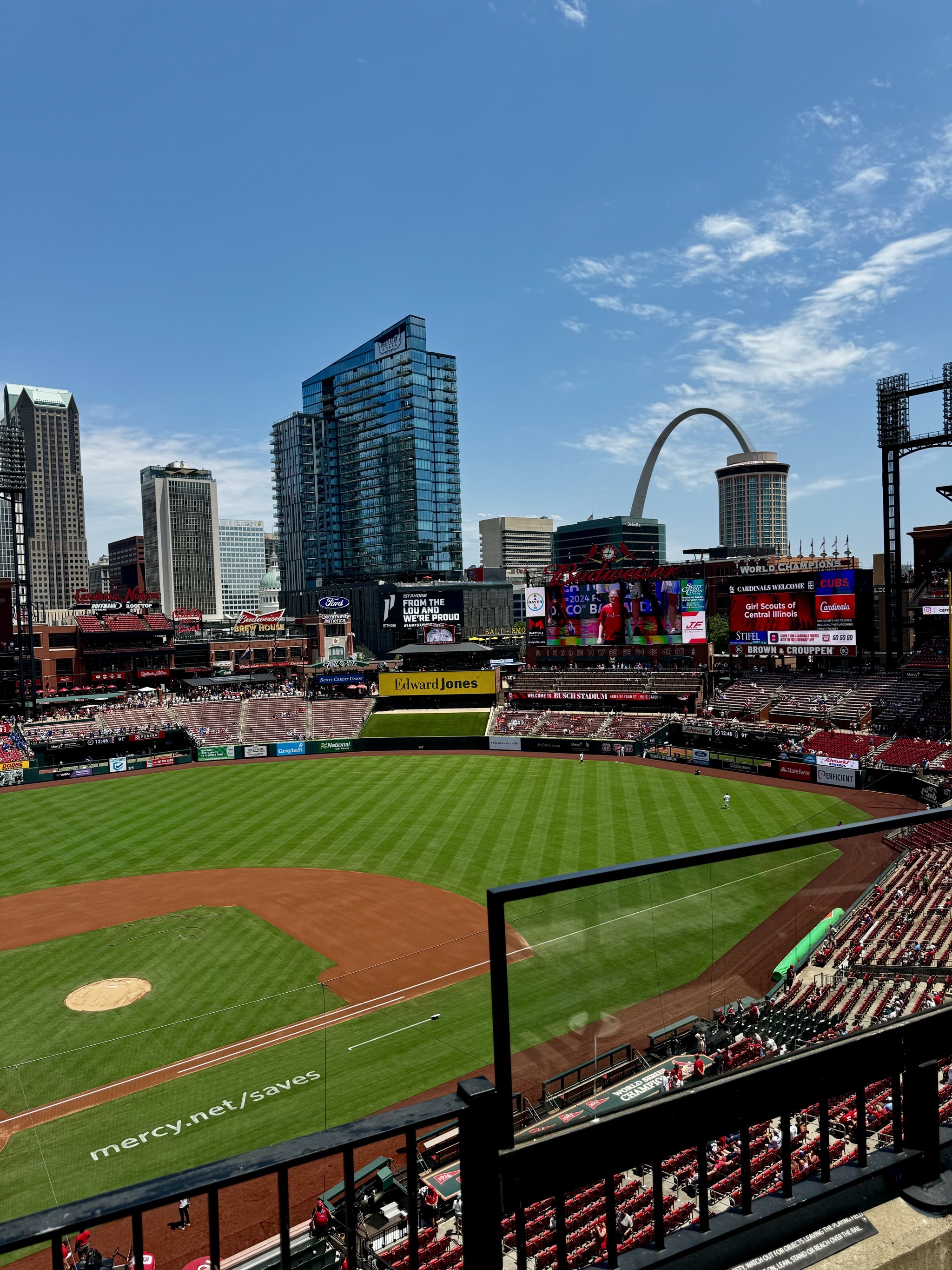 View from our seats