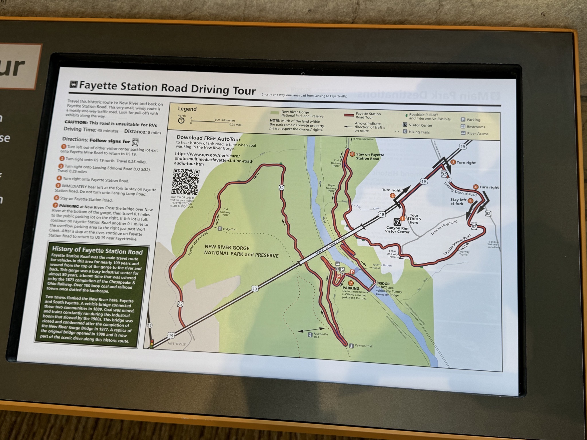 Fayette Station Road driving tour