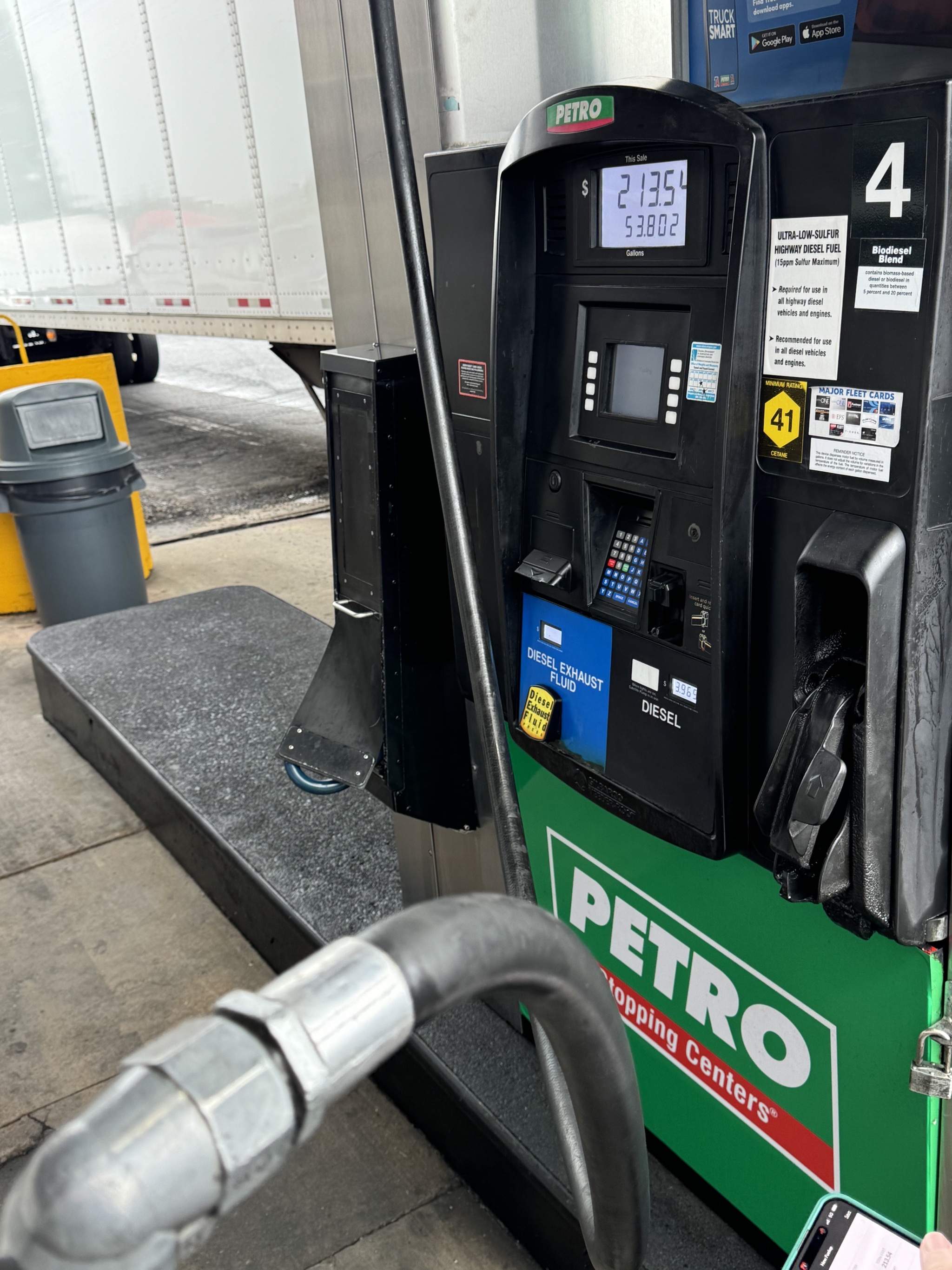 Fuel stop