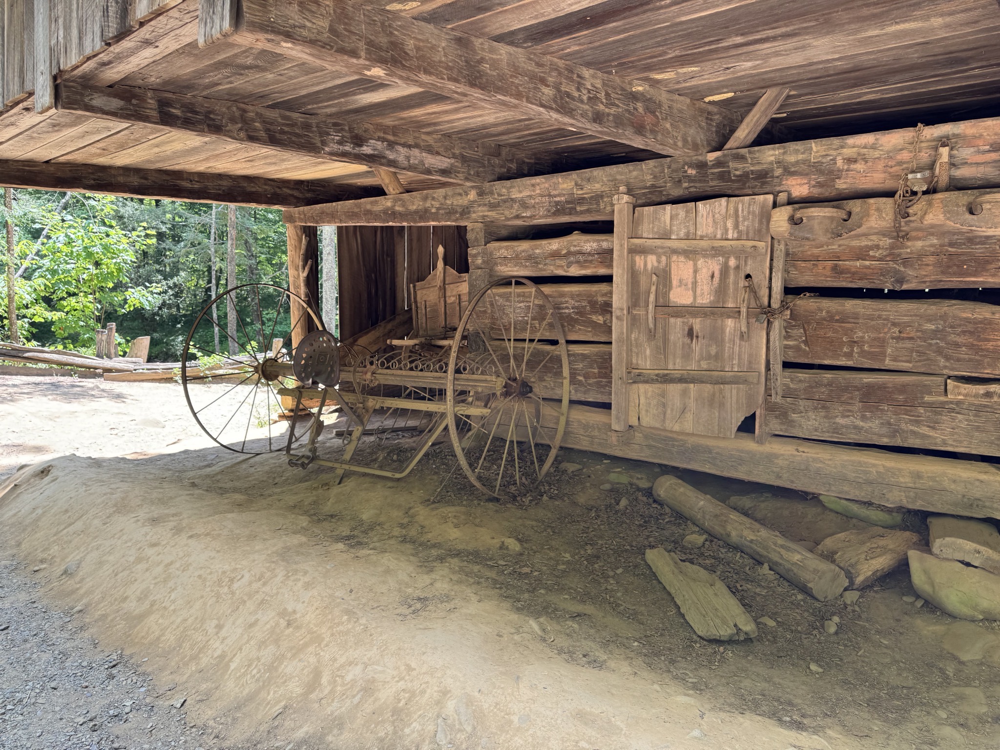 Old farm buildings