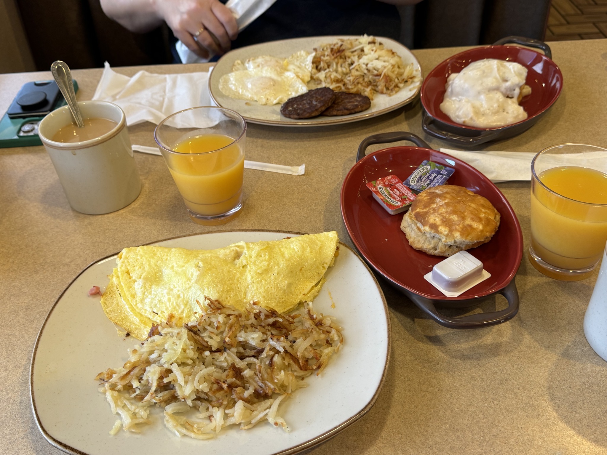 Breakfast for lunch