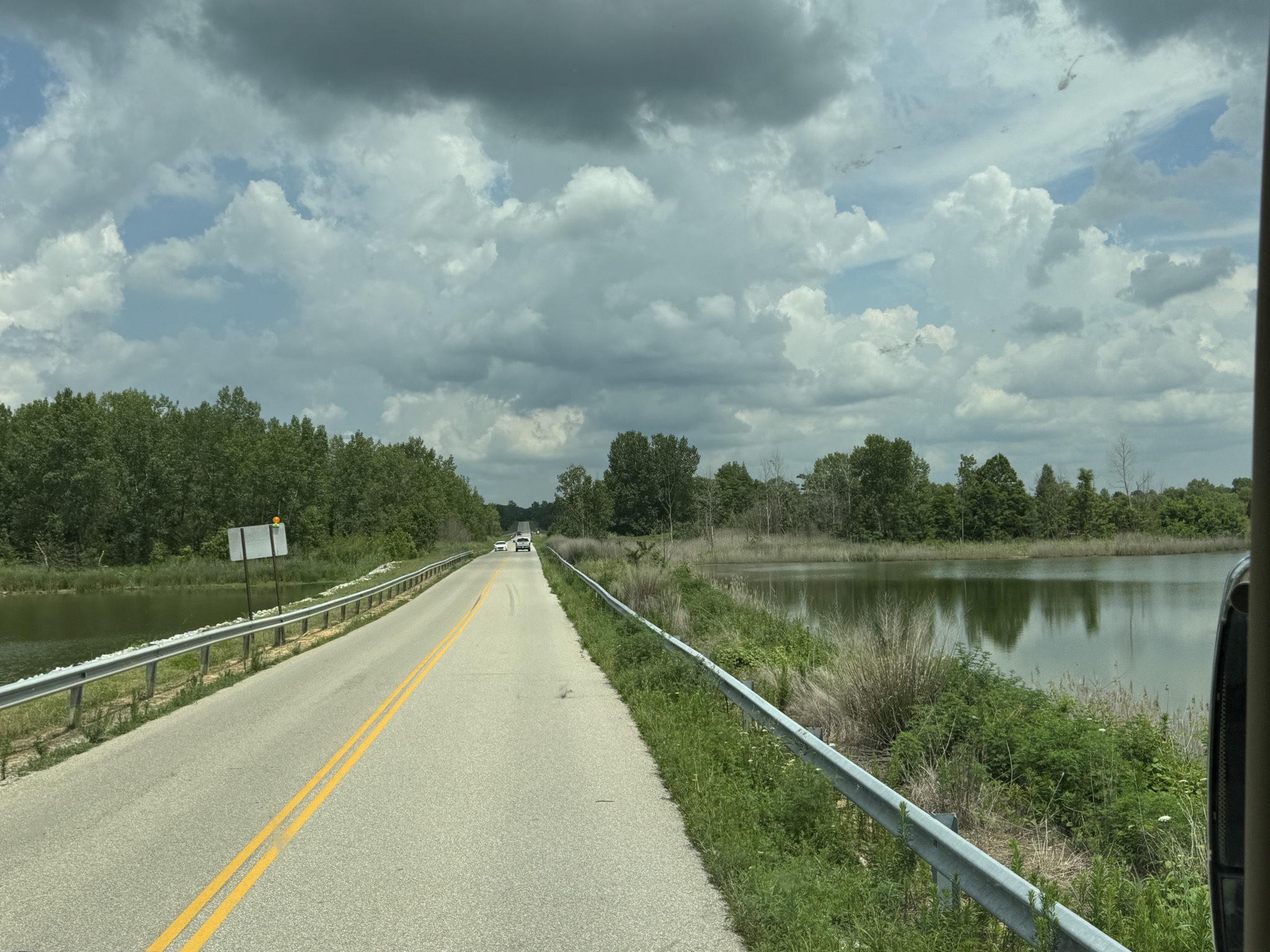 Road to campground