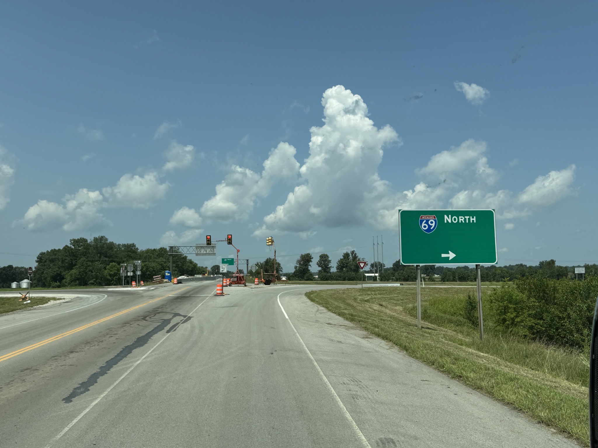 Heading on to I-69 North
