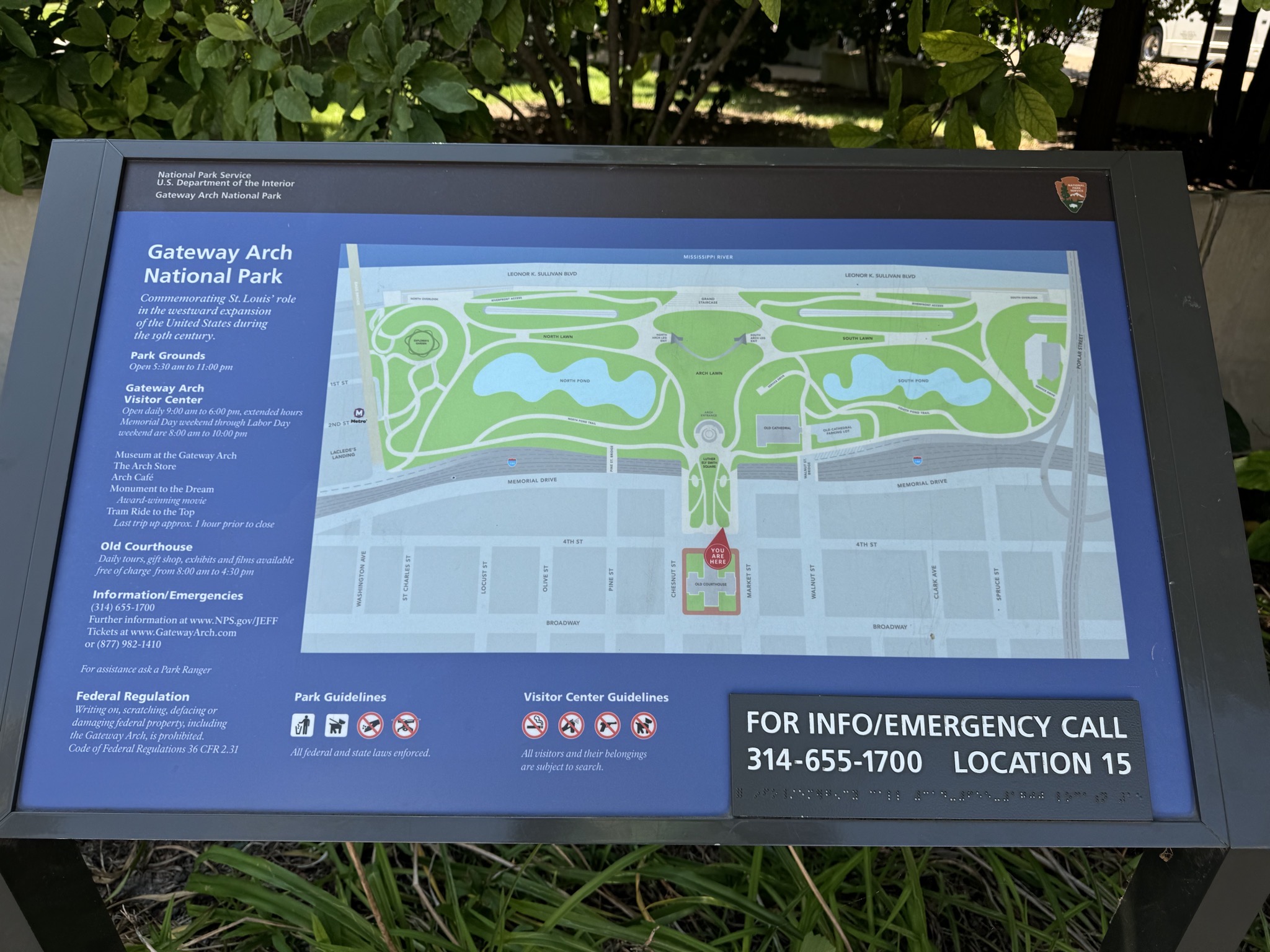 Map sign