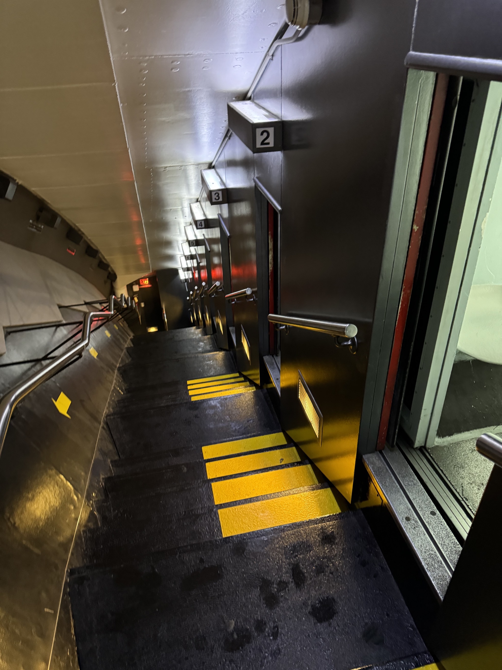 Trams at top