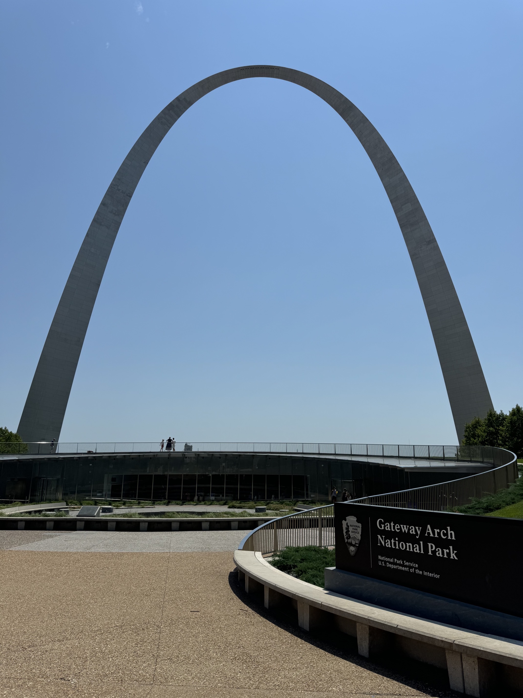 Under the arch