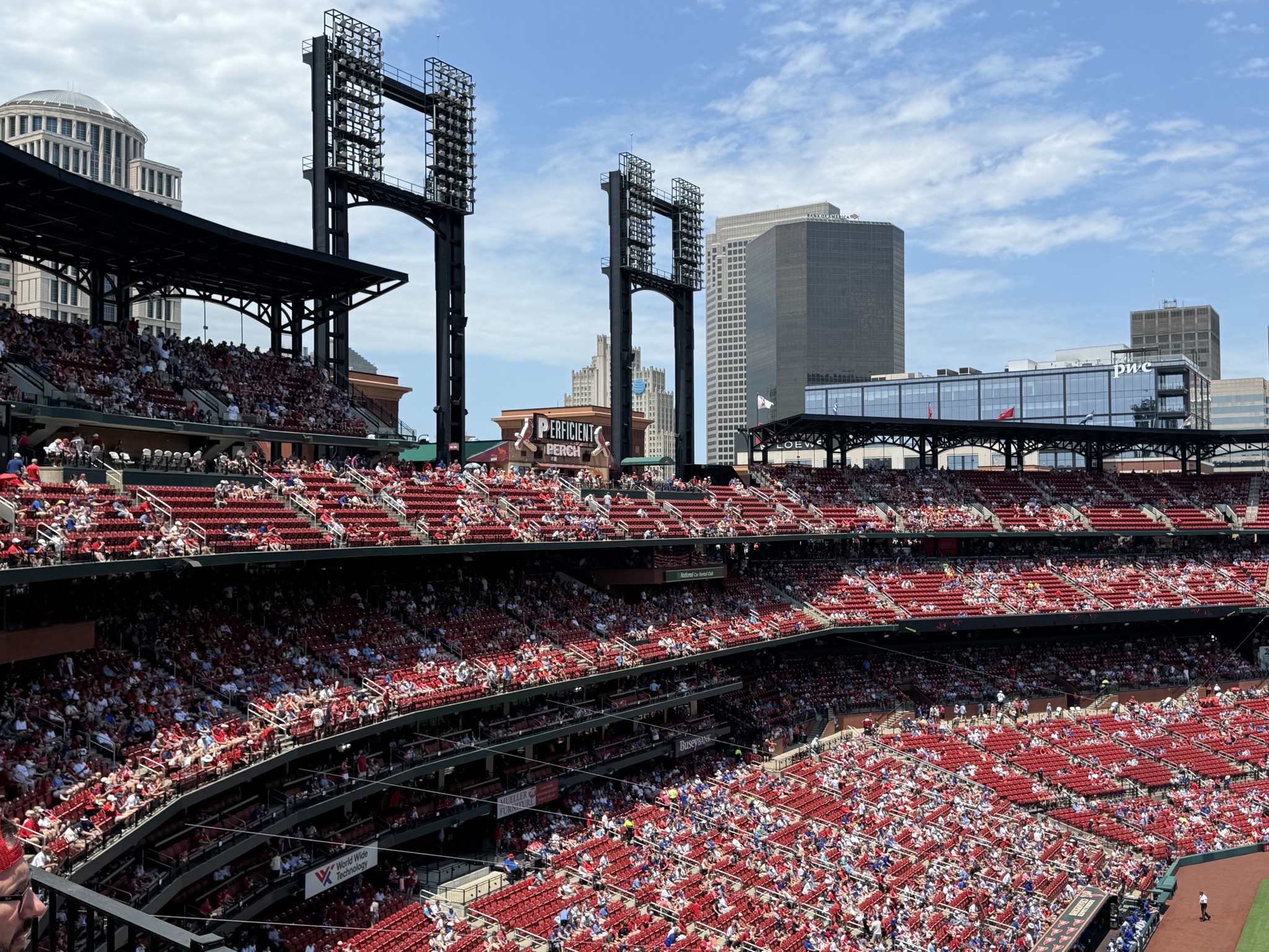 View from our seats