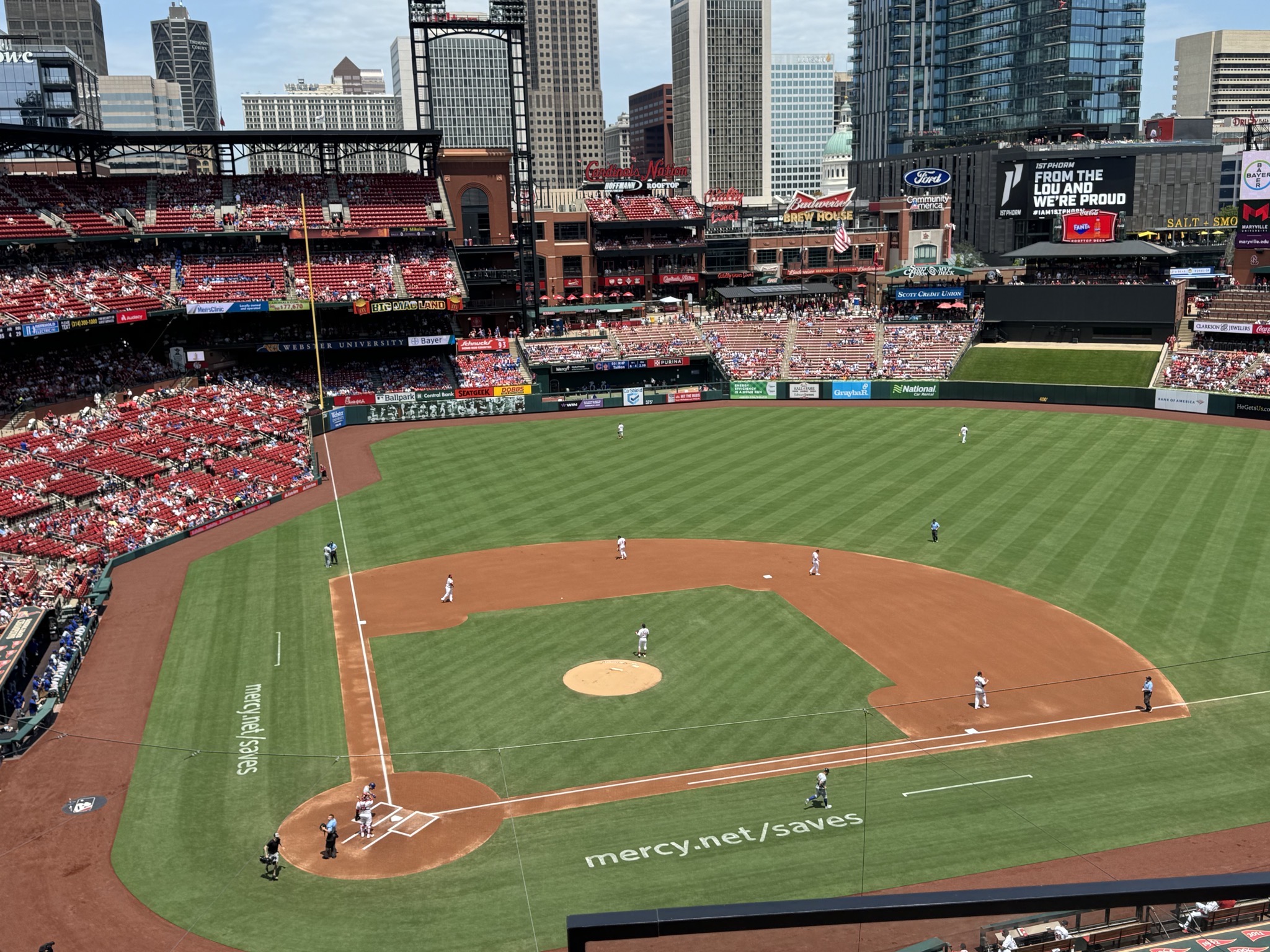 View from our seats
