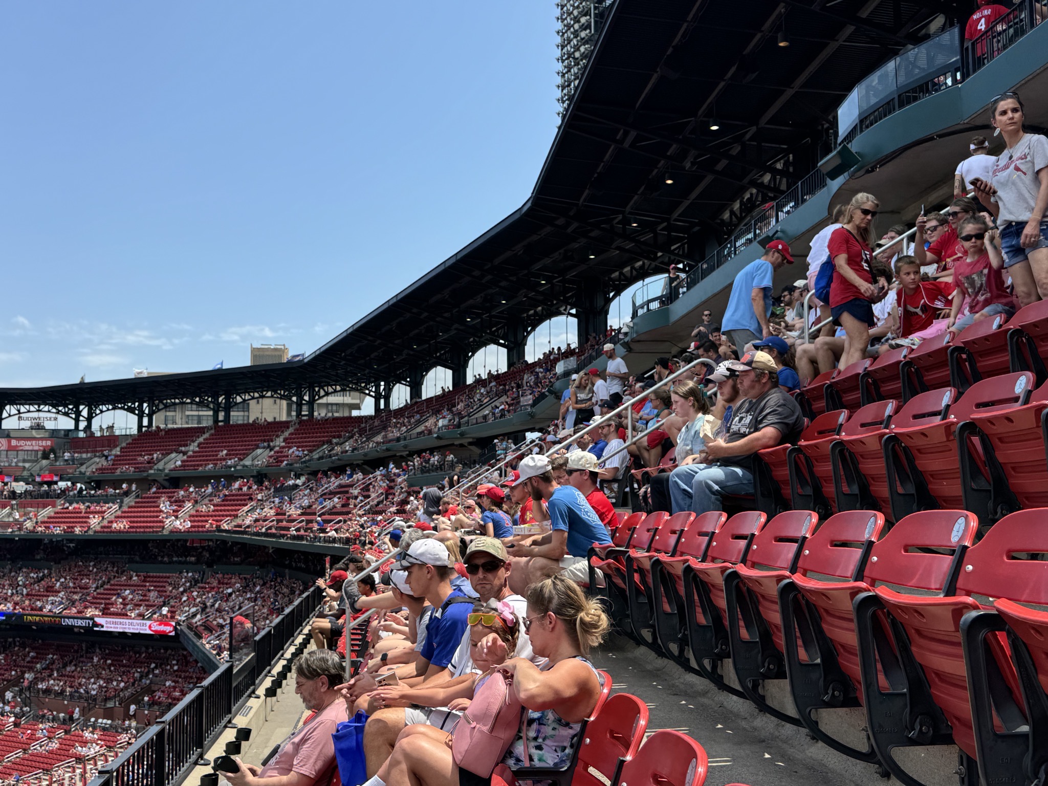 View from our seats