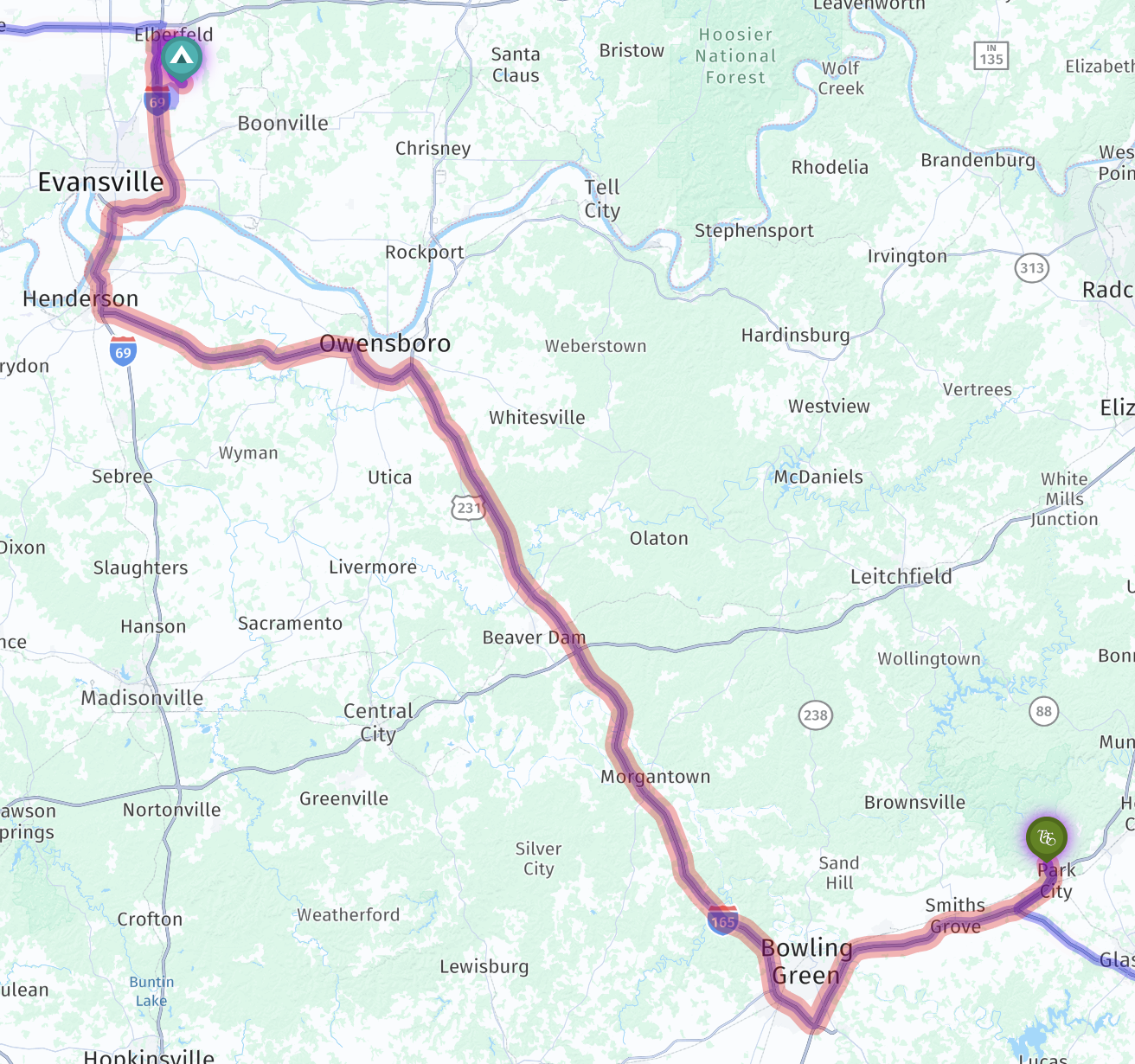 Route map