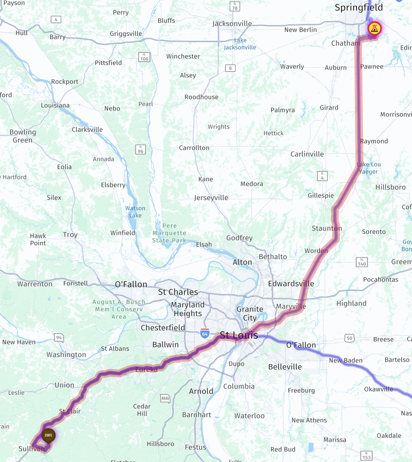 Route map