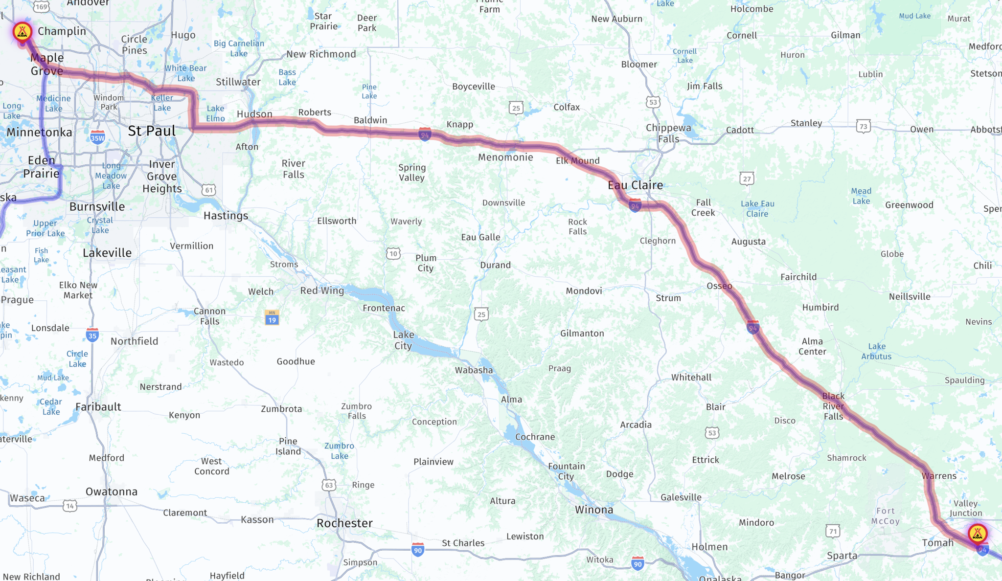 Route map