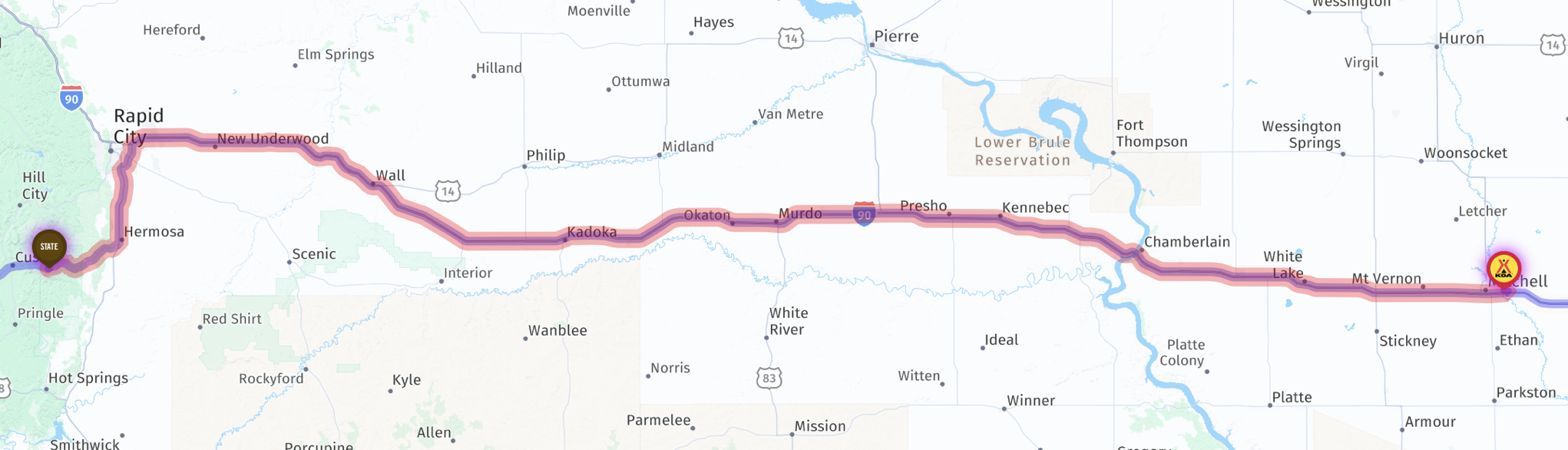 Route map