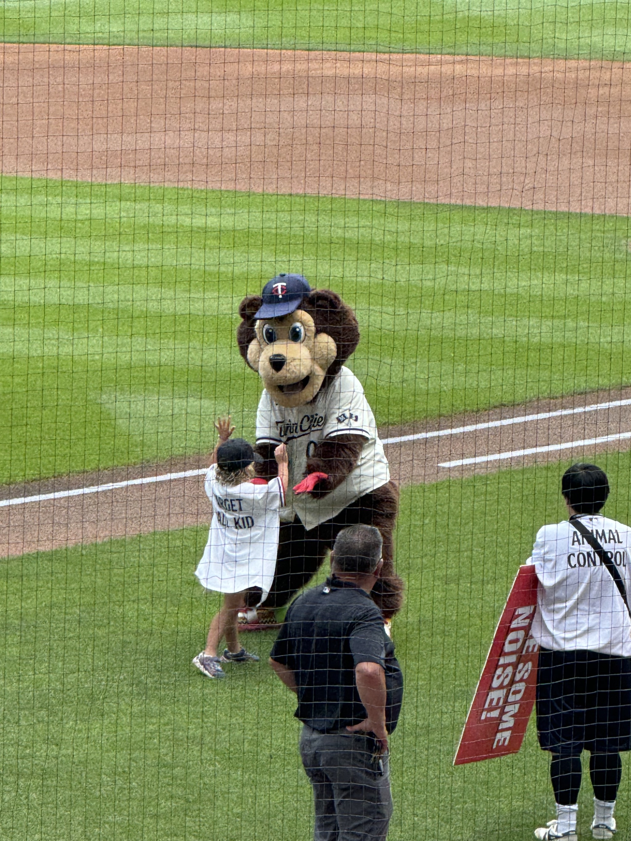 Mascot, kid, animal control