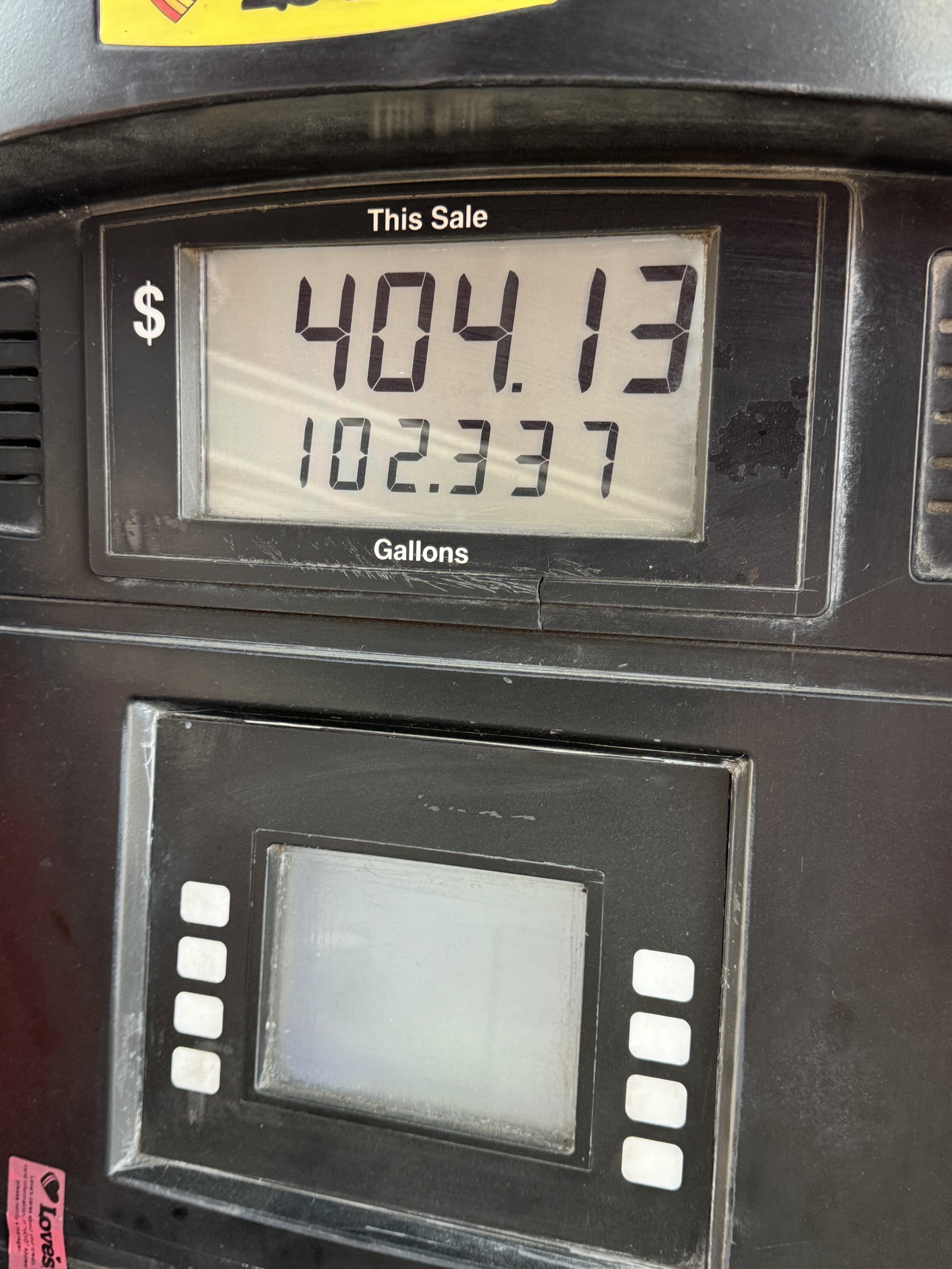 Fuel stop