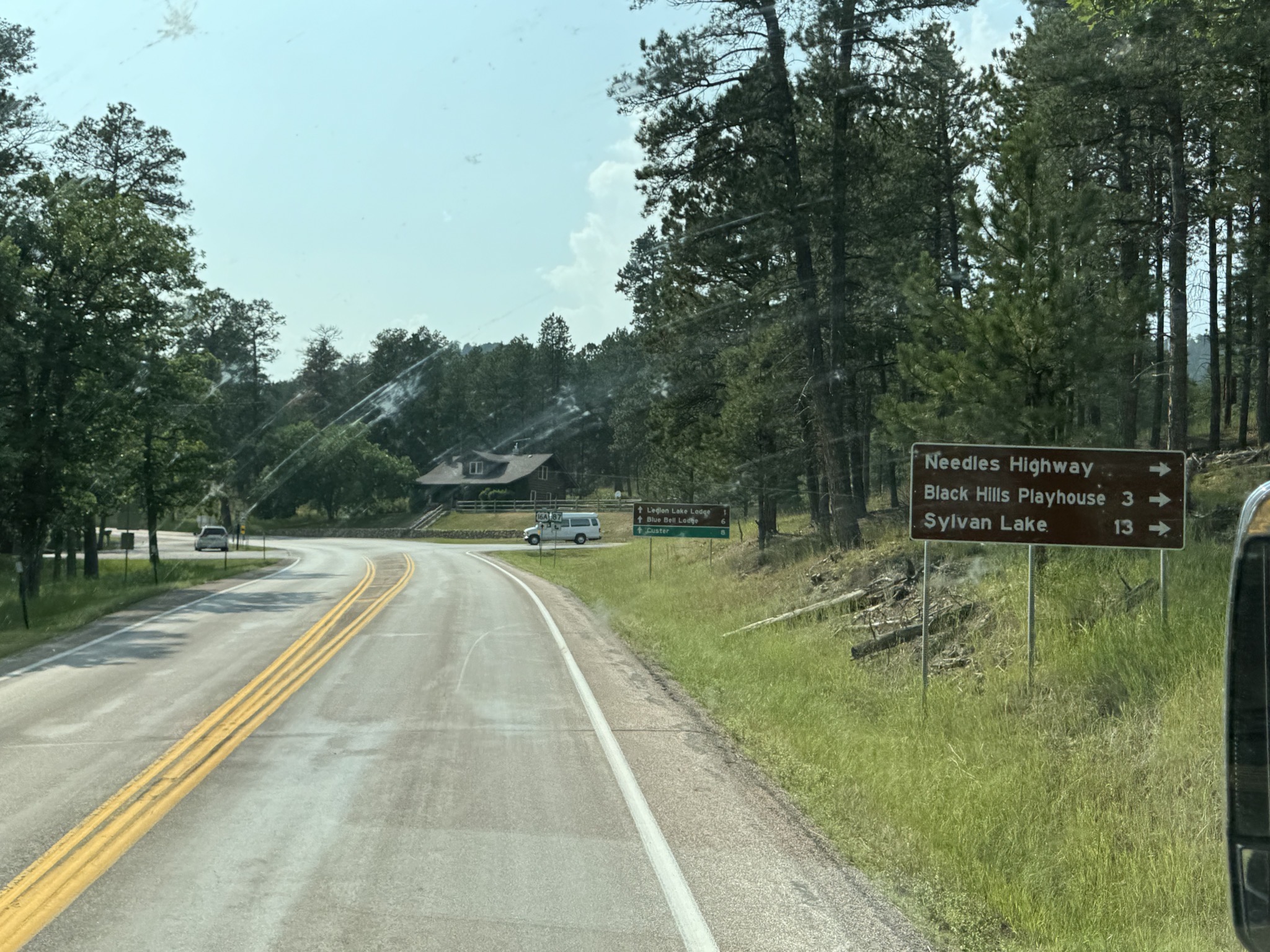 Needles Highway intersection