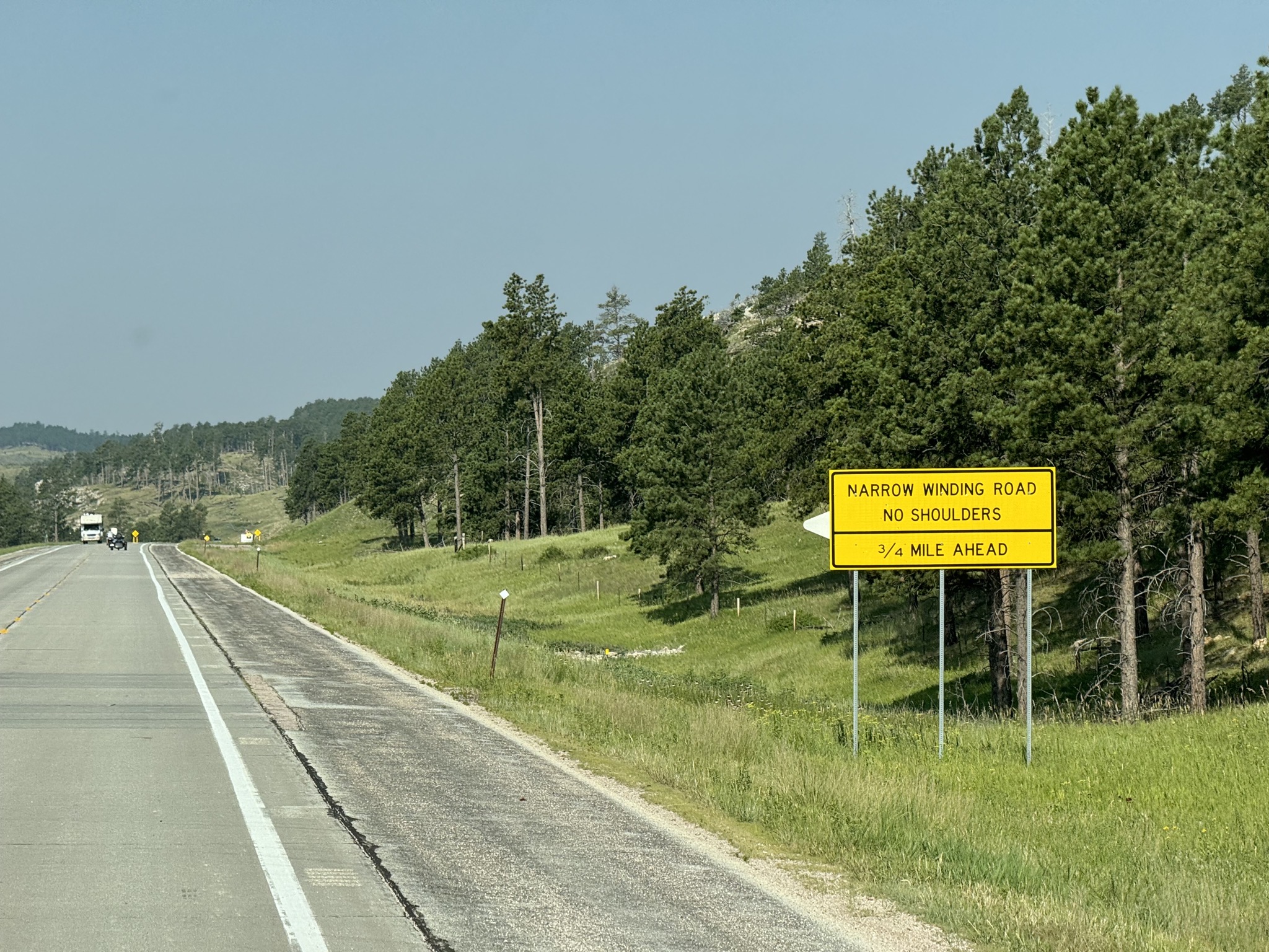 Narrow Winding Road, No Shoulders