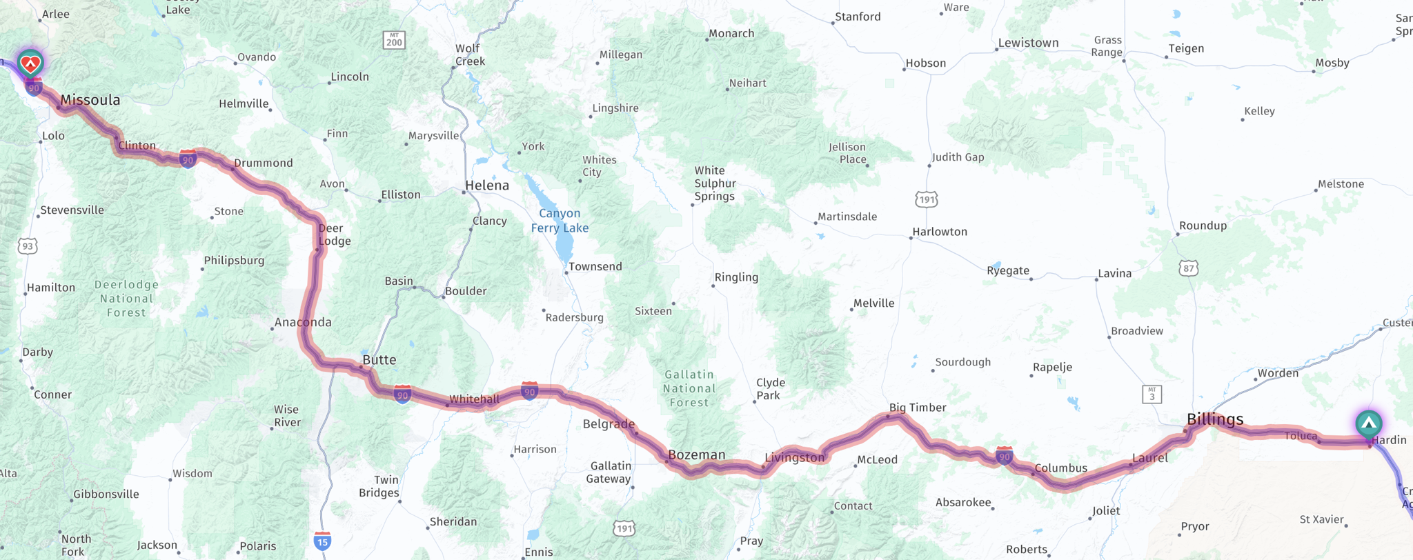 Route map