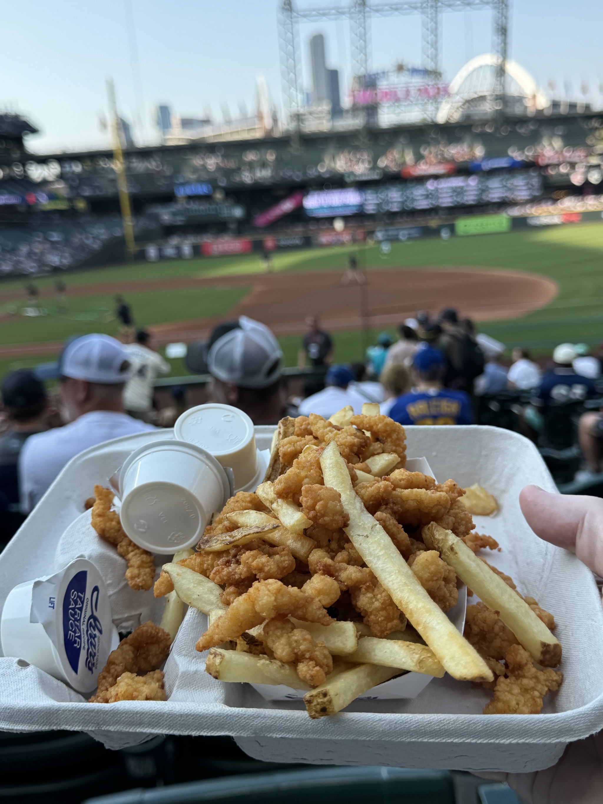 Clam strips and fries