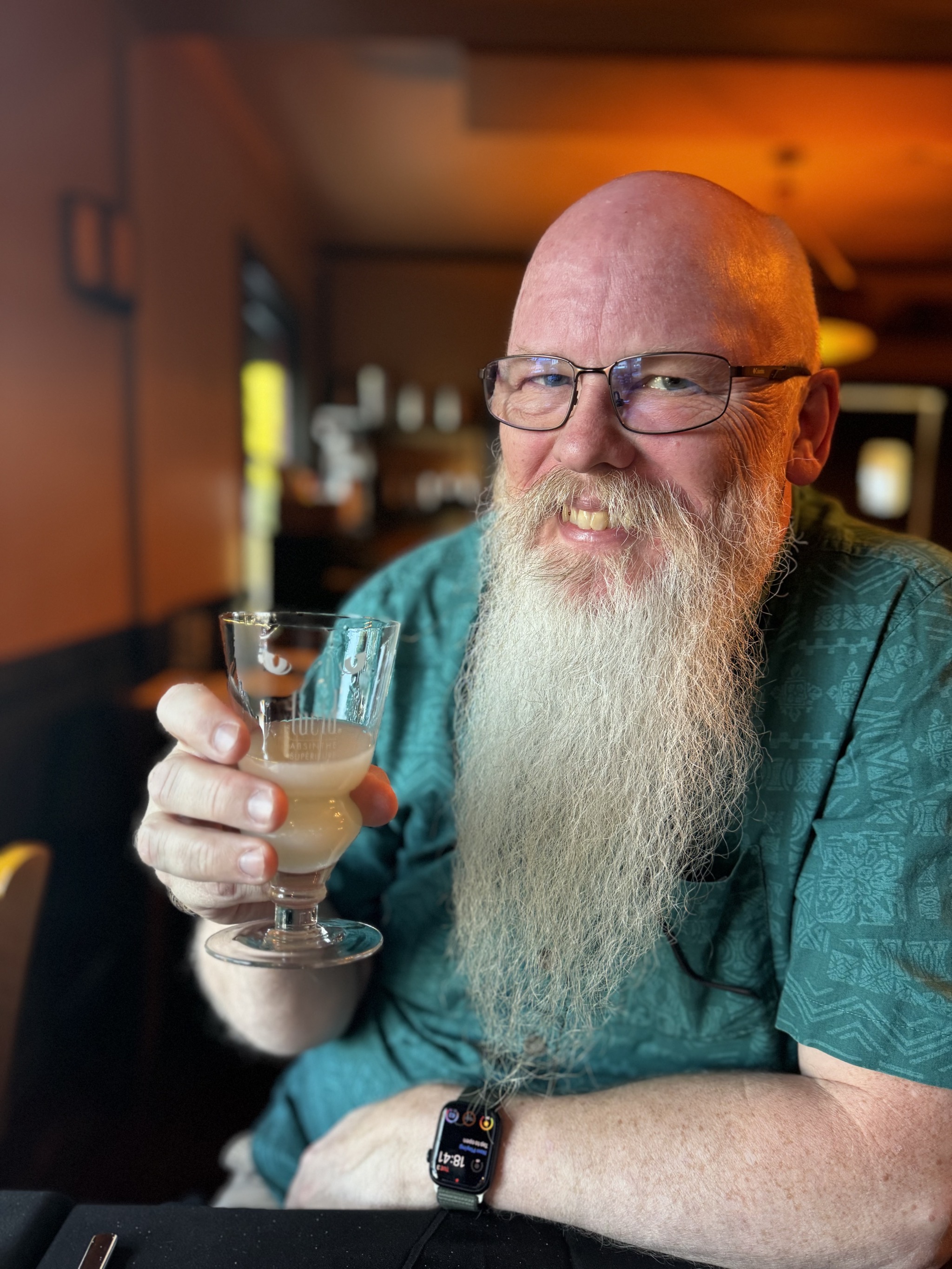 David with absinthe